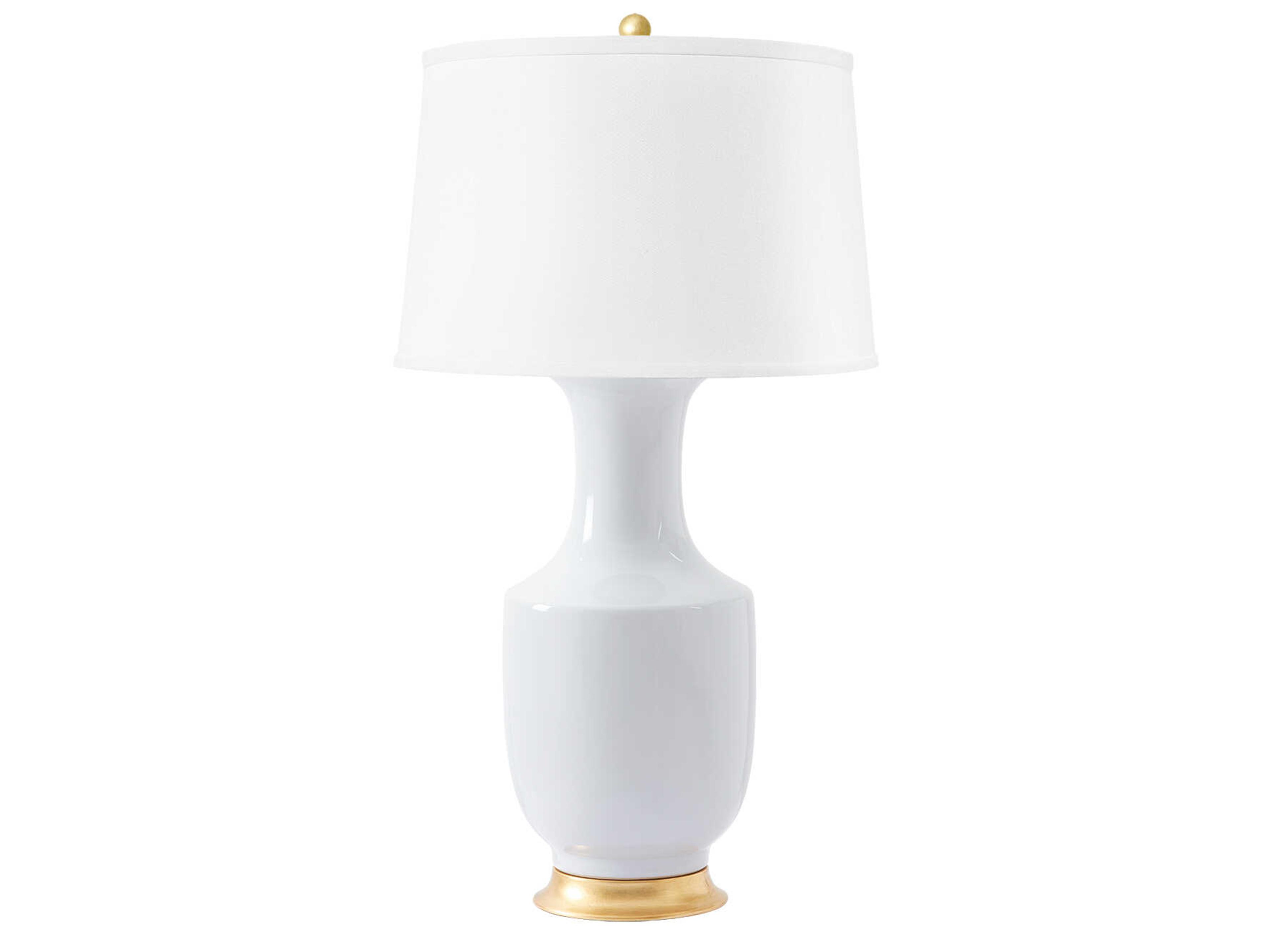 Thalia White Smoke 1 - Light Buffet Lamp Base (Lamp Only)