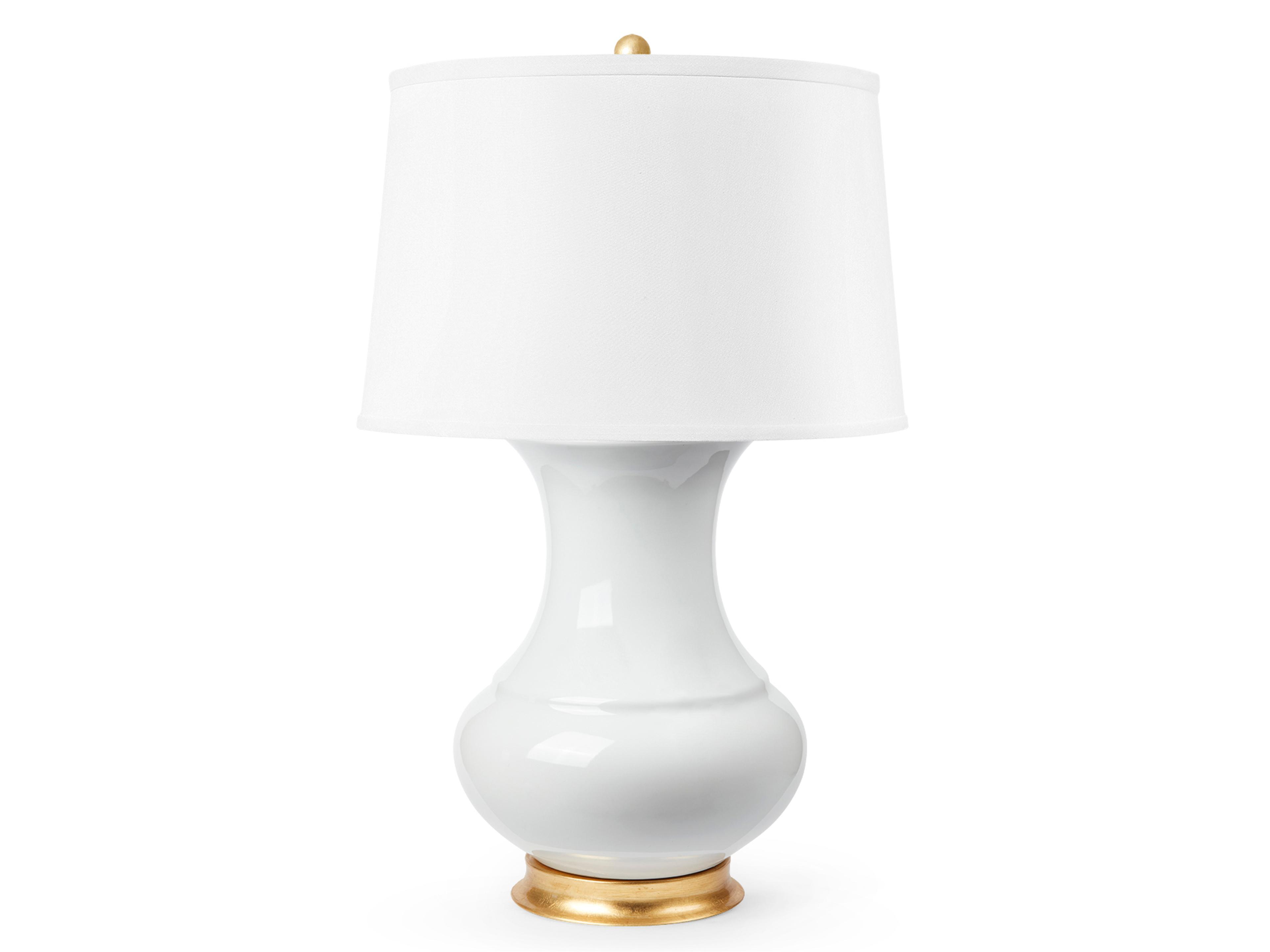 Thiri Coconut White Buffet Lamp