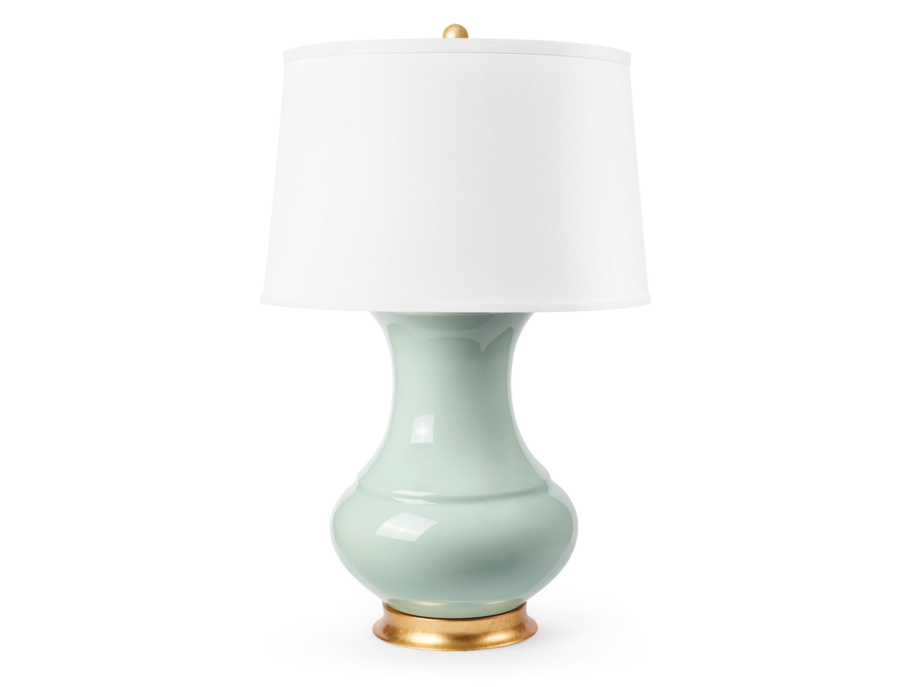 Thiri Pale Celadon Green Buffet Lamp
