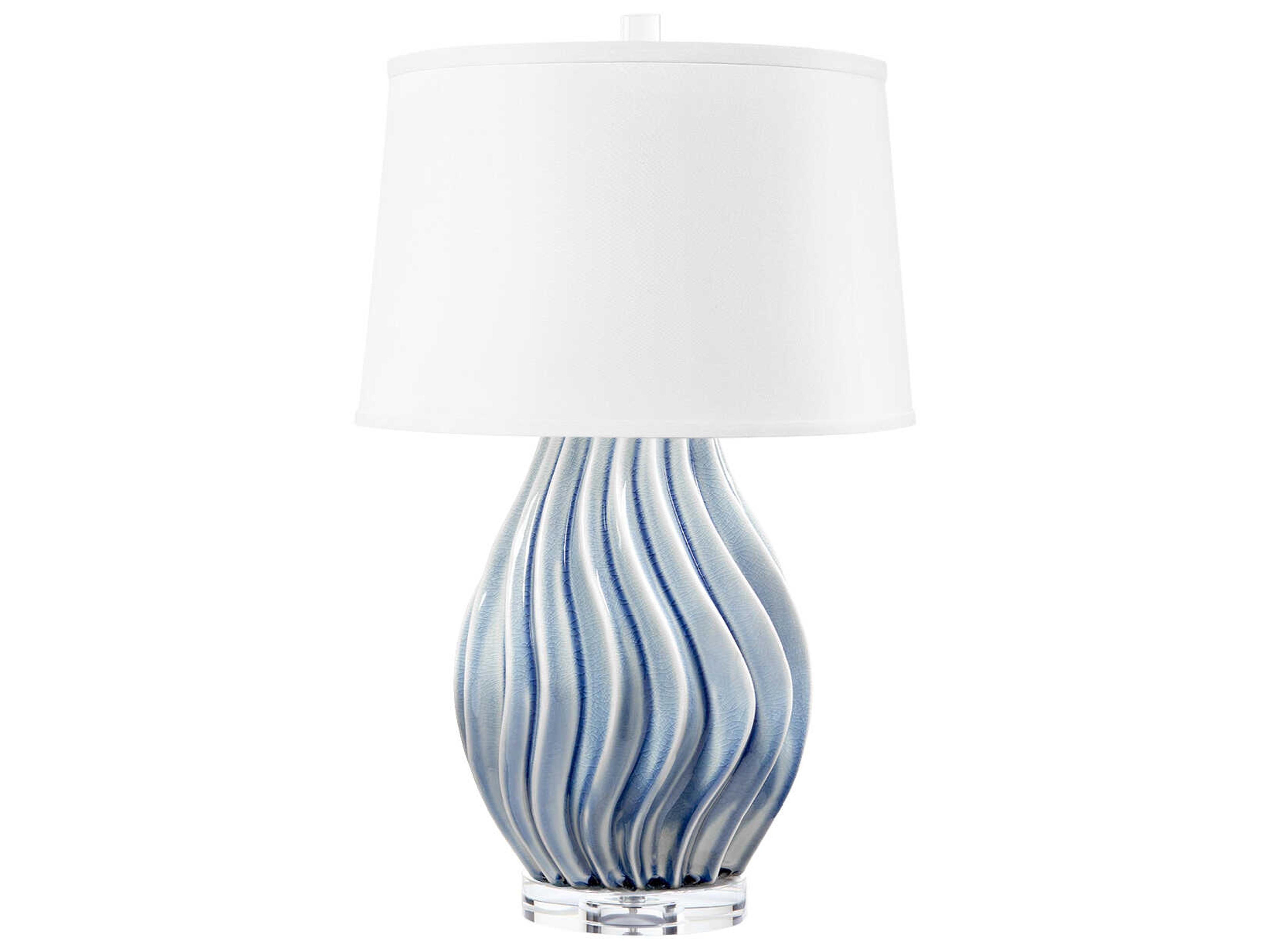 Tulum Sky Breeze Blue Buffet Lamp