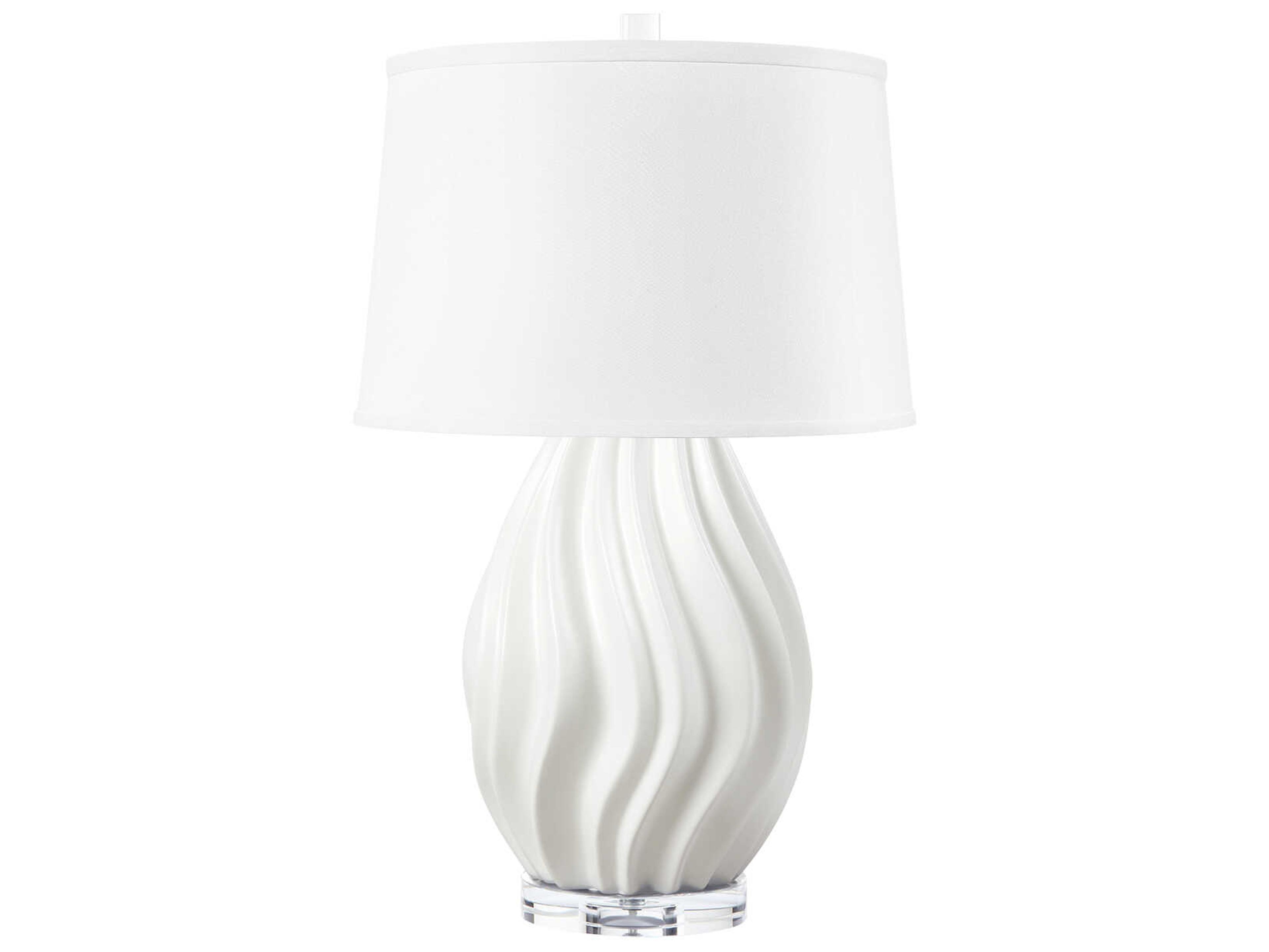 Tulum Alpine Gleam White Buffet Lamp