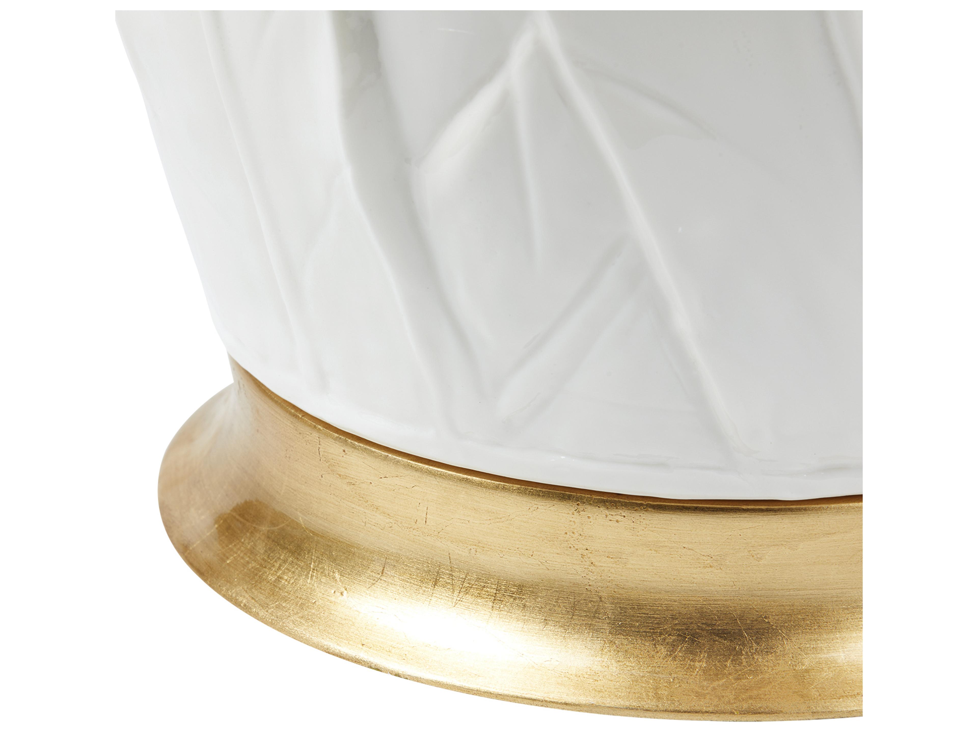 Villa & House Tobacco Blanc De Chine White Buffet Lamp