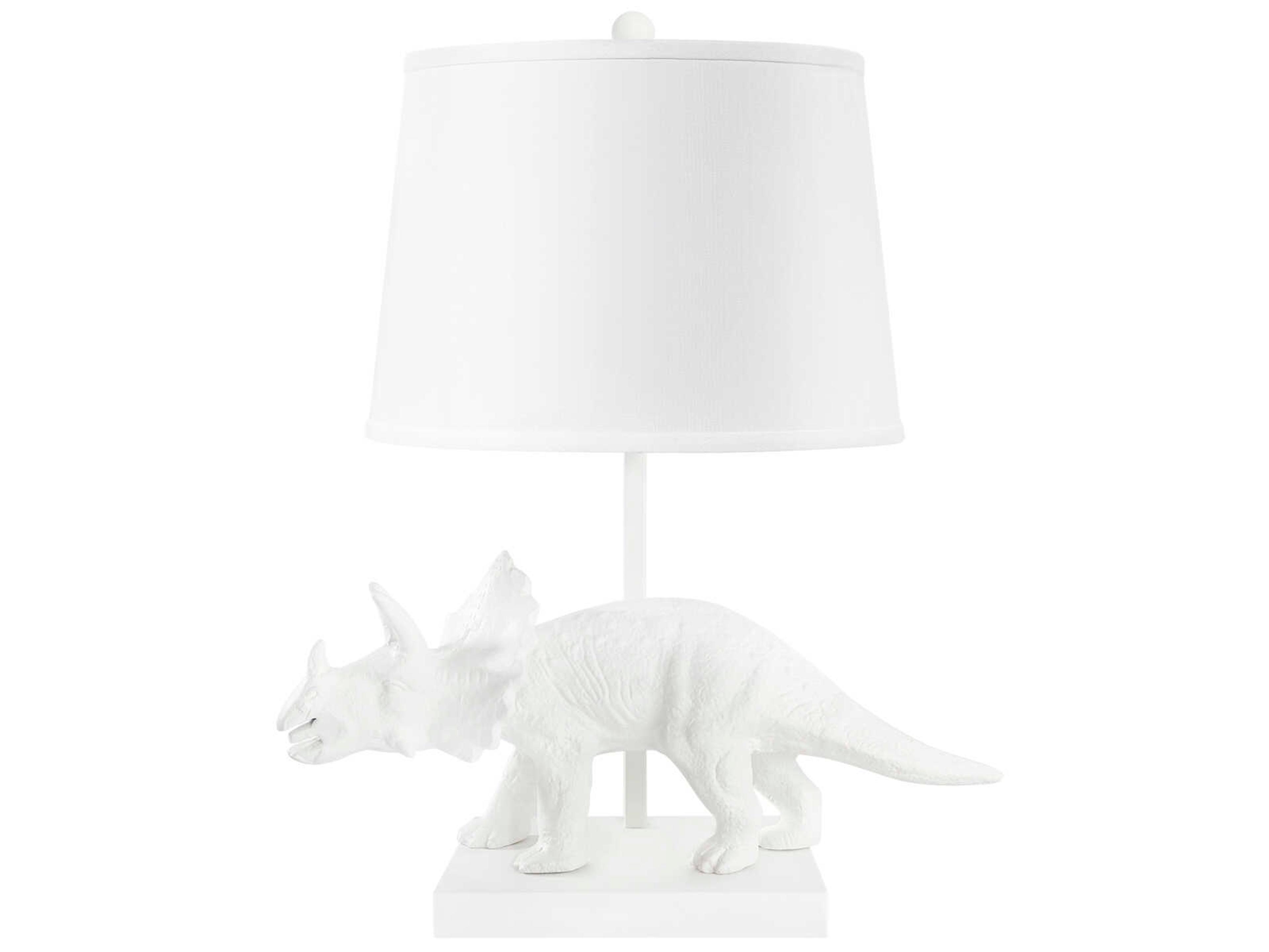 Titus Plaster White Table Lamp