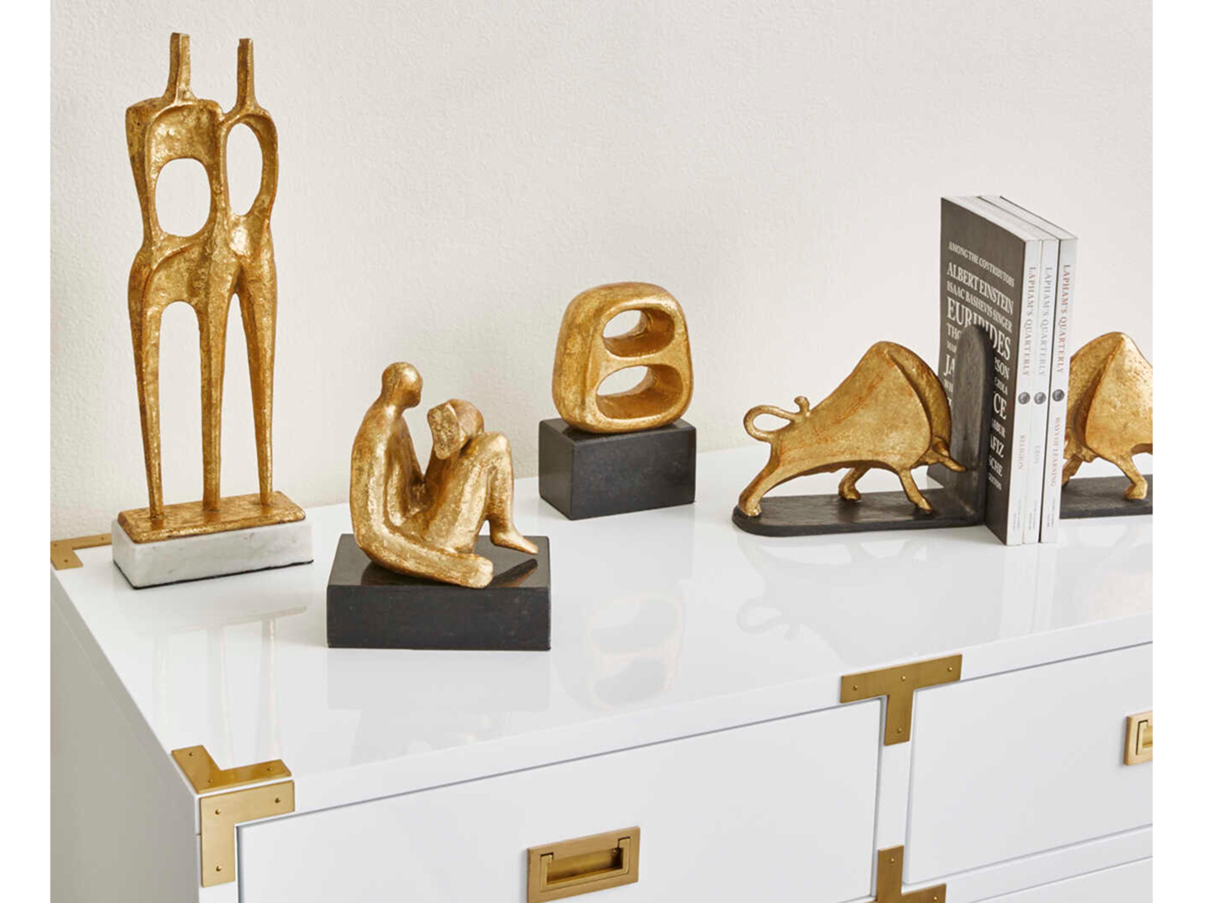 Villa & House Union Gold Leaf Sculpture