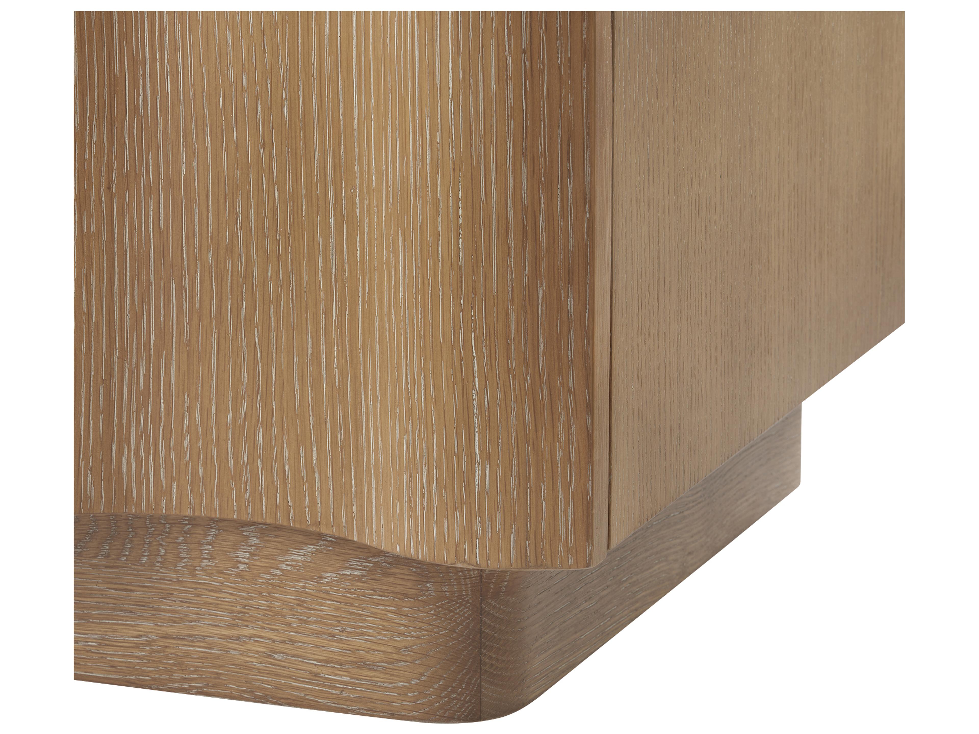 Villa & House Vanessa Rectangular Wood Almond End Table