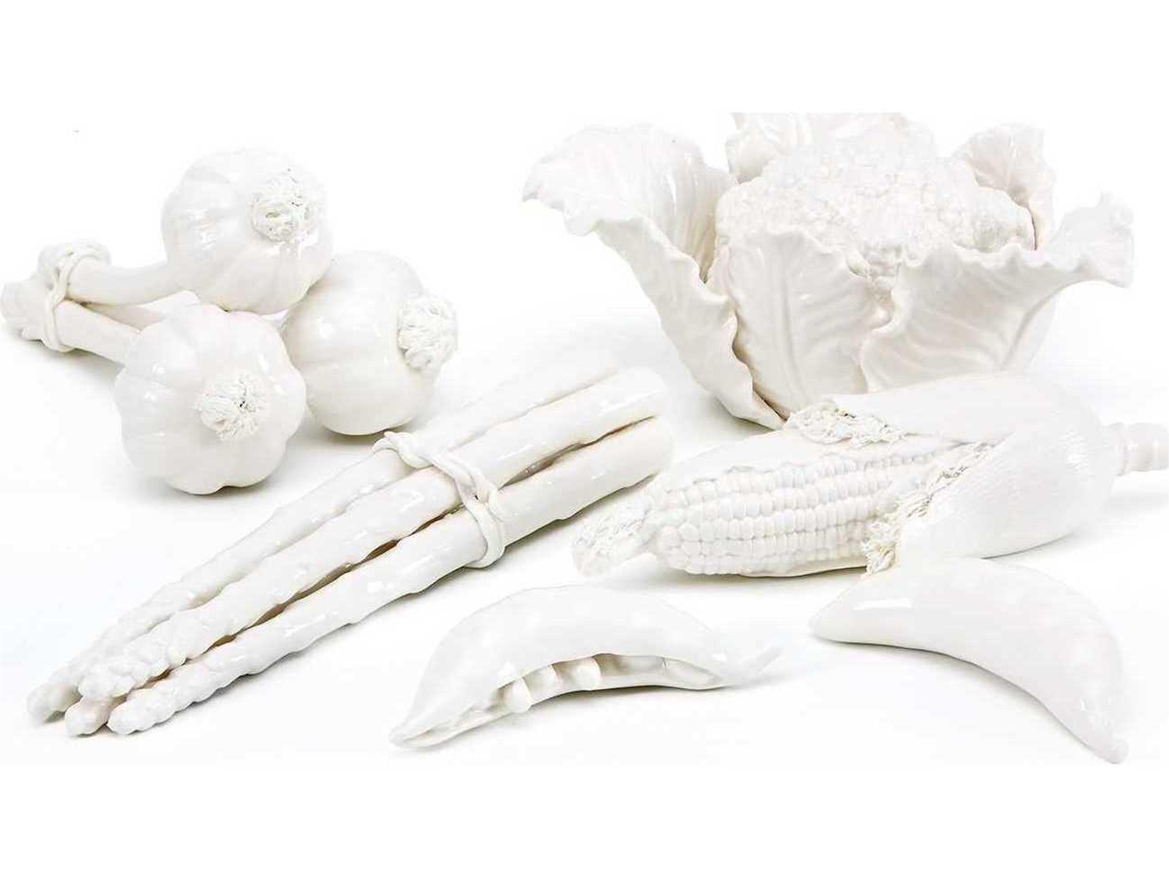 Accent White Sculpture