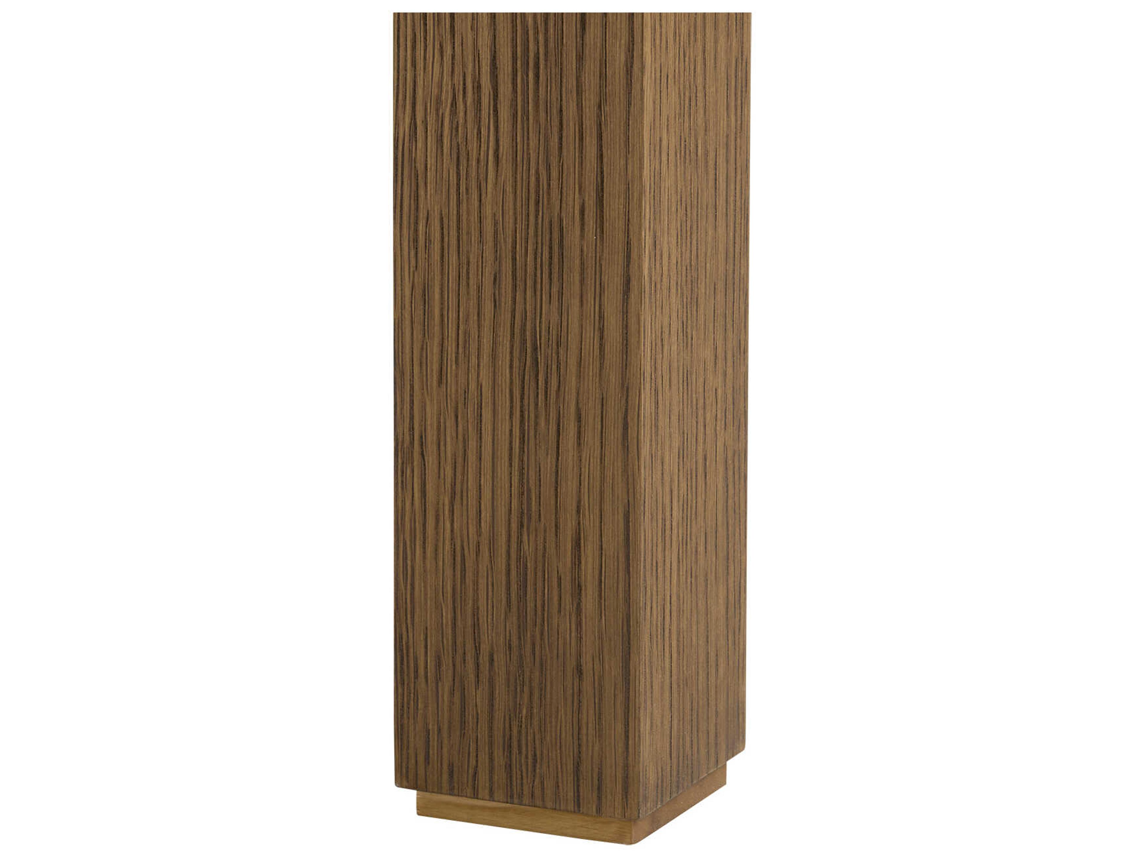 Villa & House Velma Honeyed Burl Brown Burlwood Writing Desk