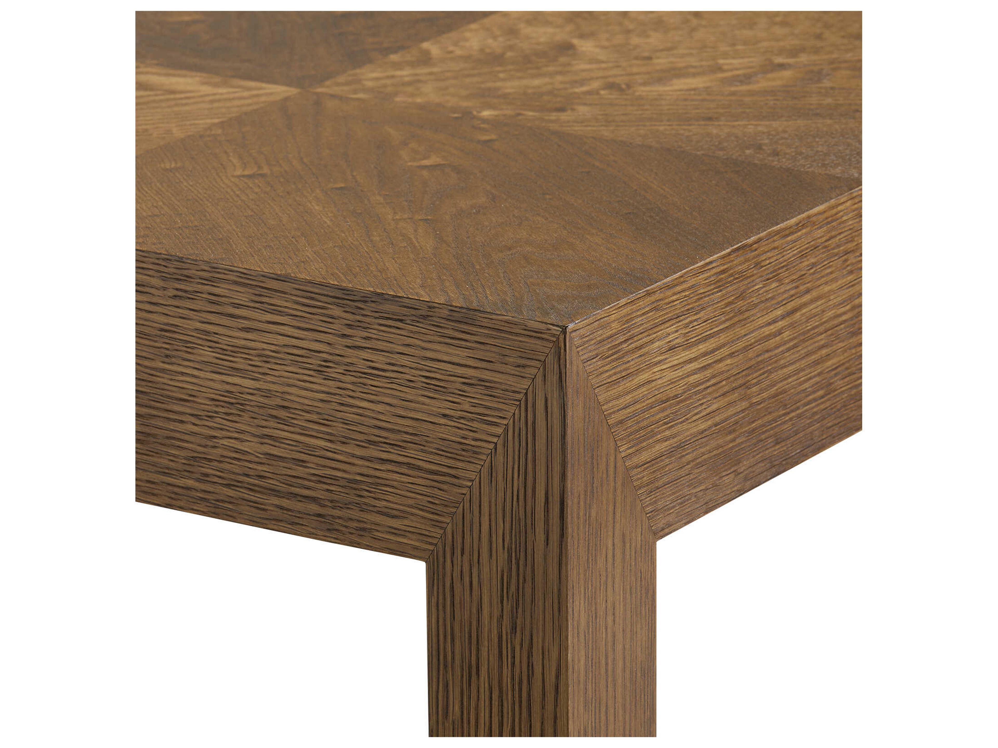 Villa & House Velma Honeyed Burl Brown Burlwood Writing Desk