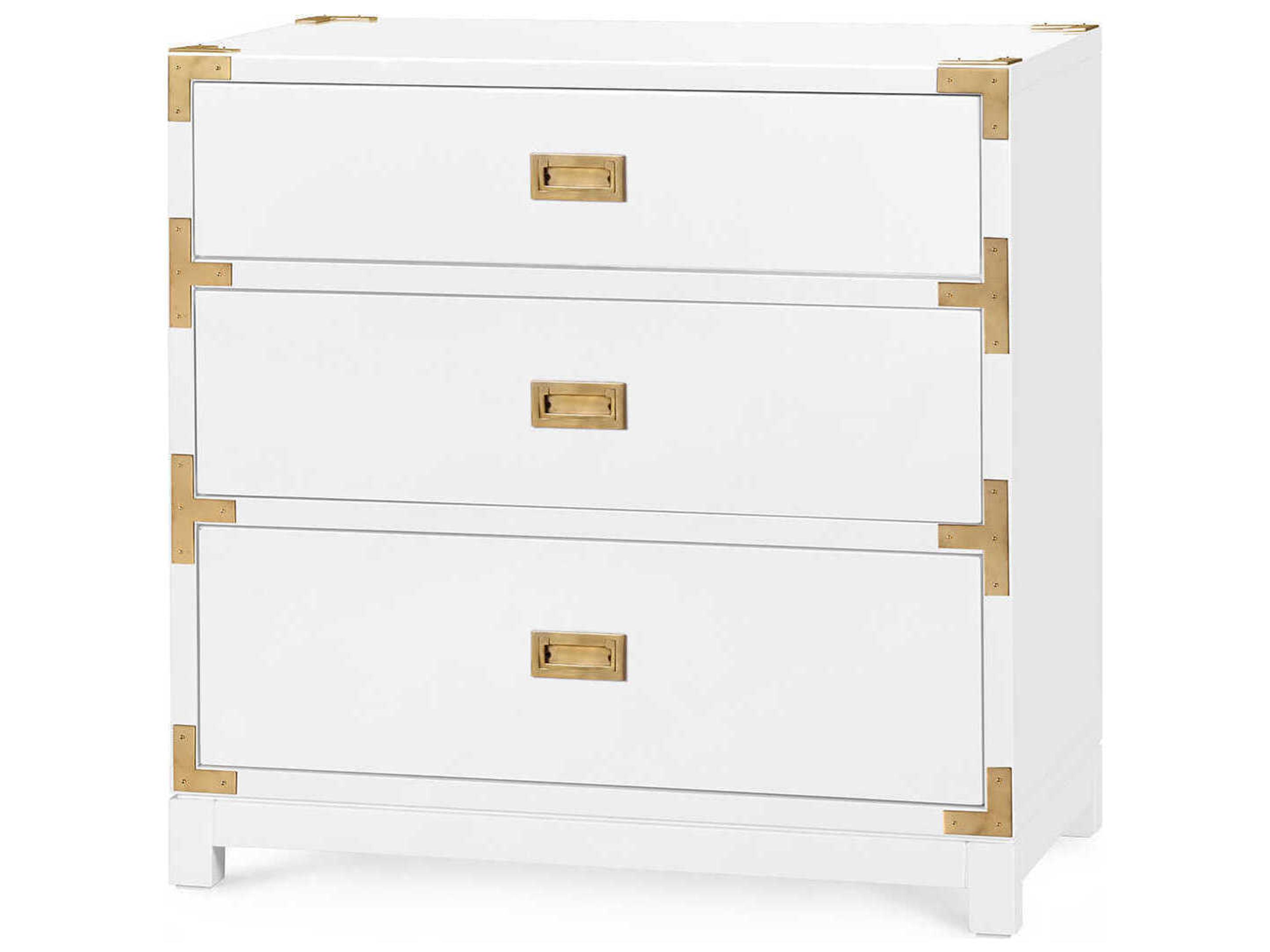 Villa & House Rectangular Wood Gloss White End Table