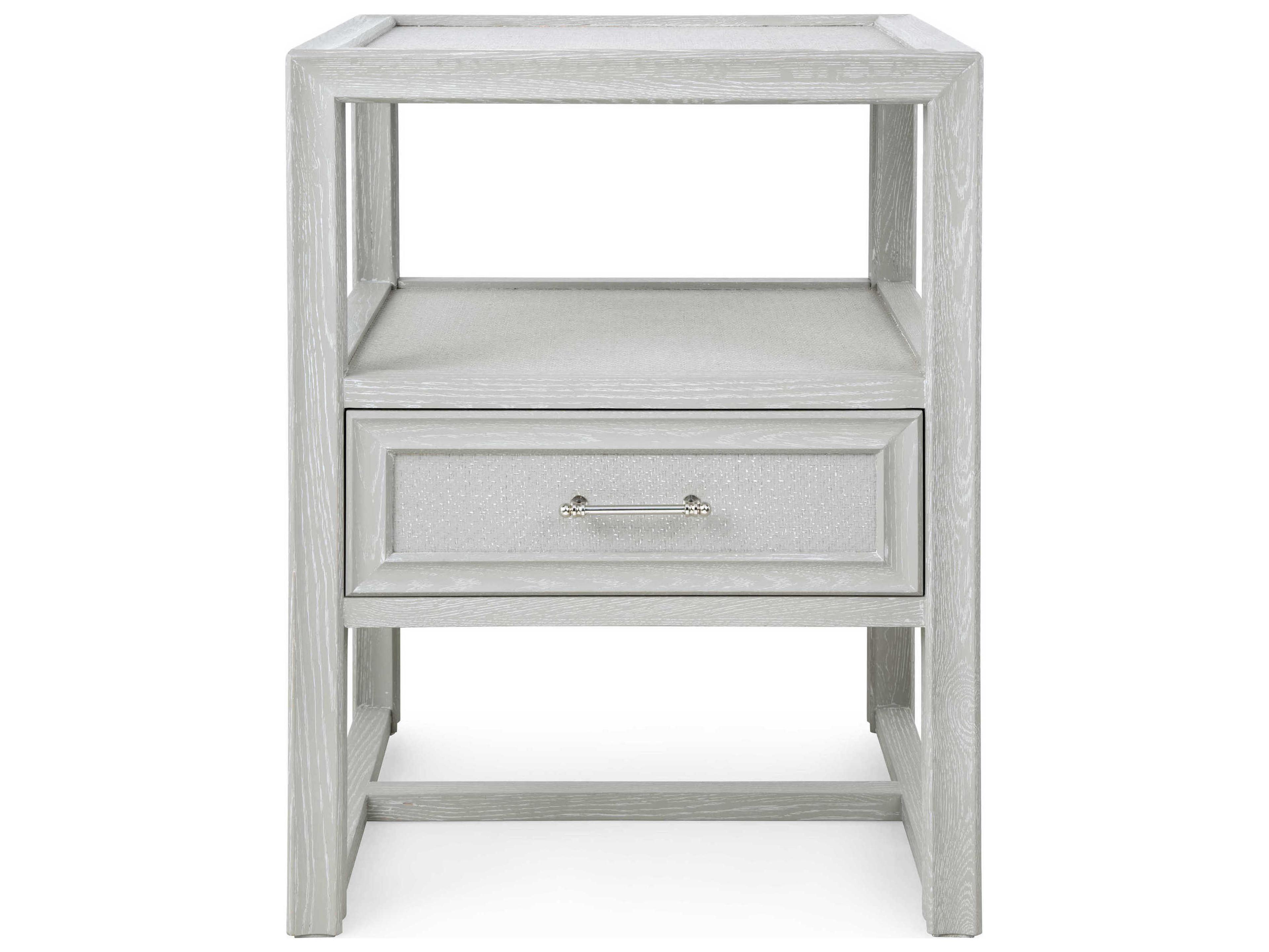 Villa & House Rectangular Wood Soft Gray End Table