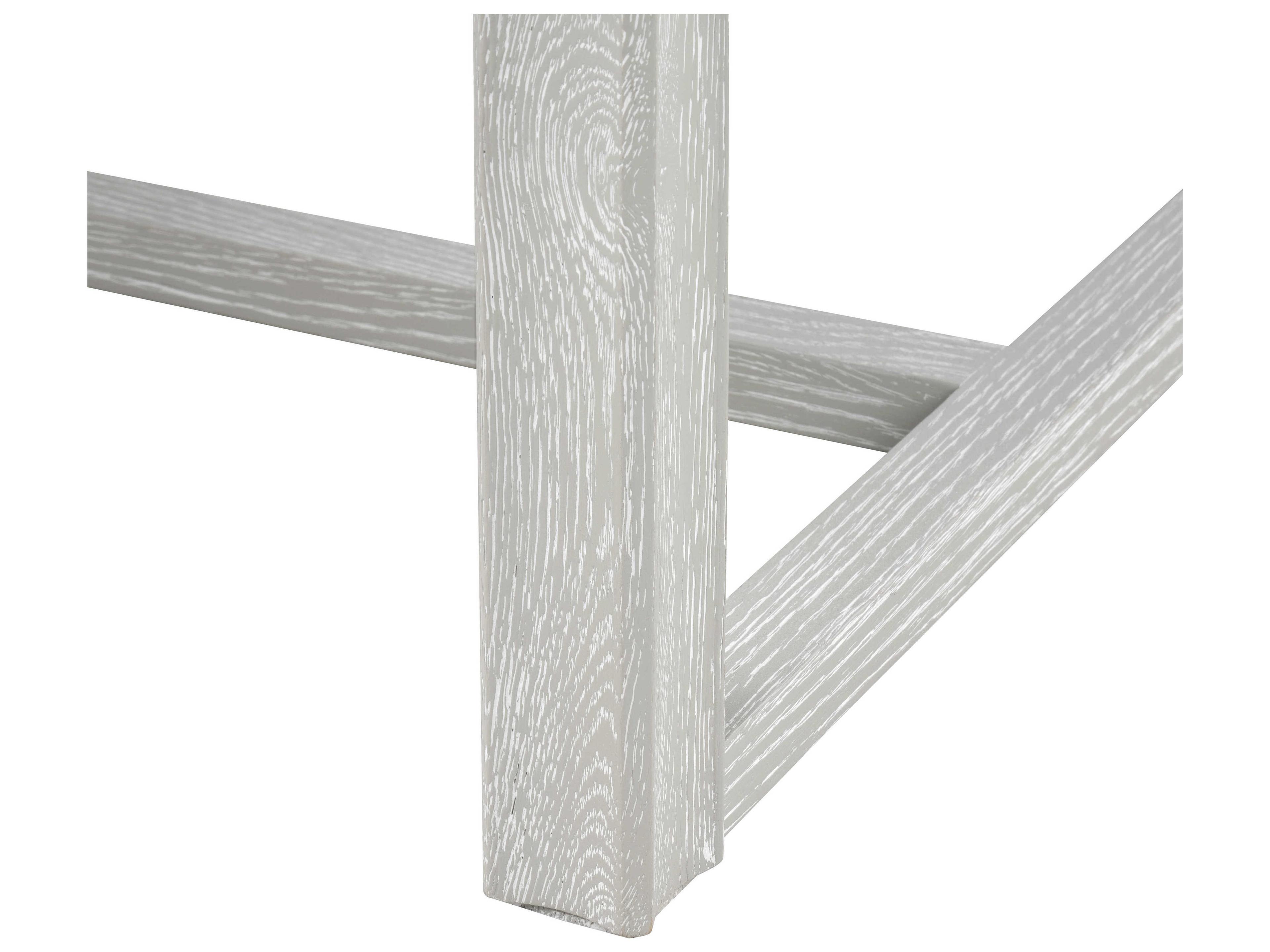 Villa & House Rectangular Wood Soft Gray End Table