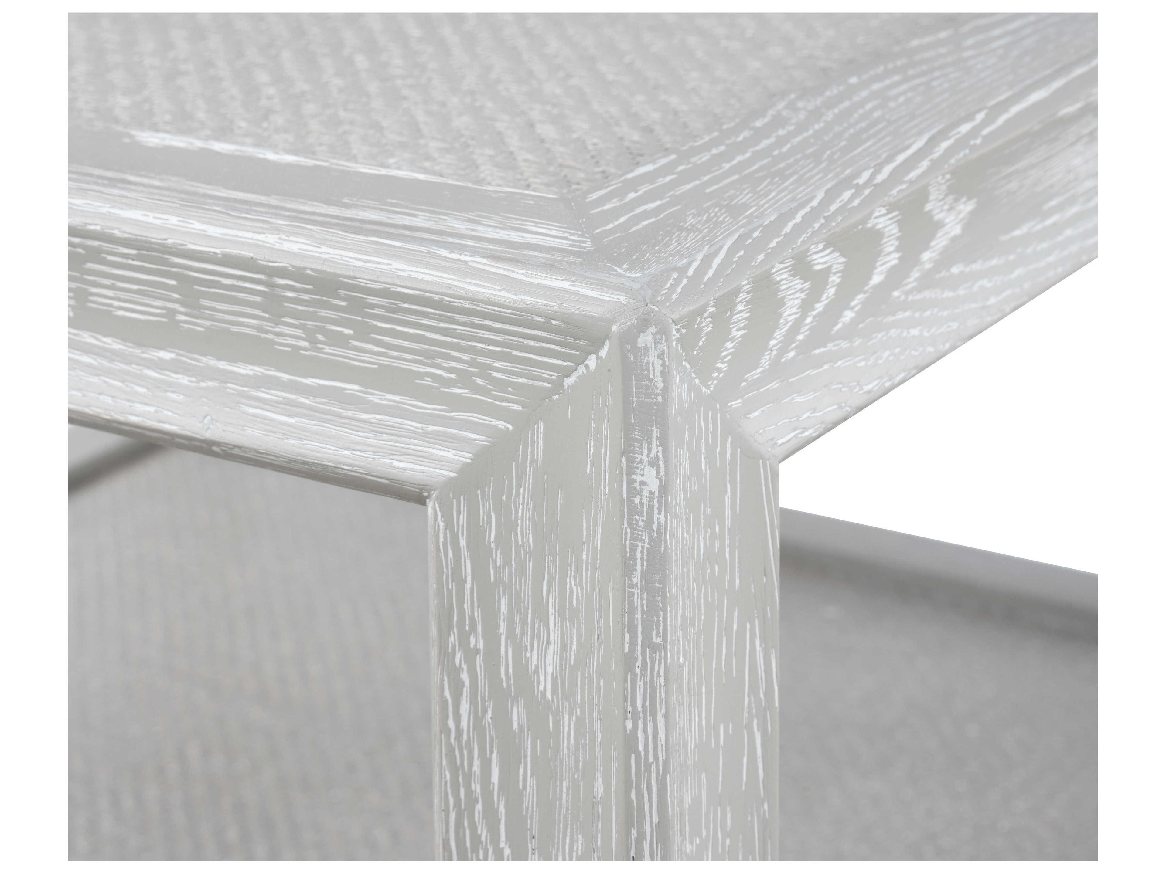 Villa & House Rectangular Wood Soft Gray End Table