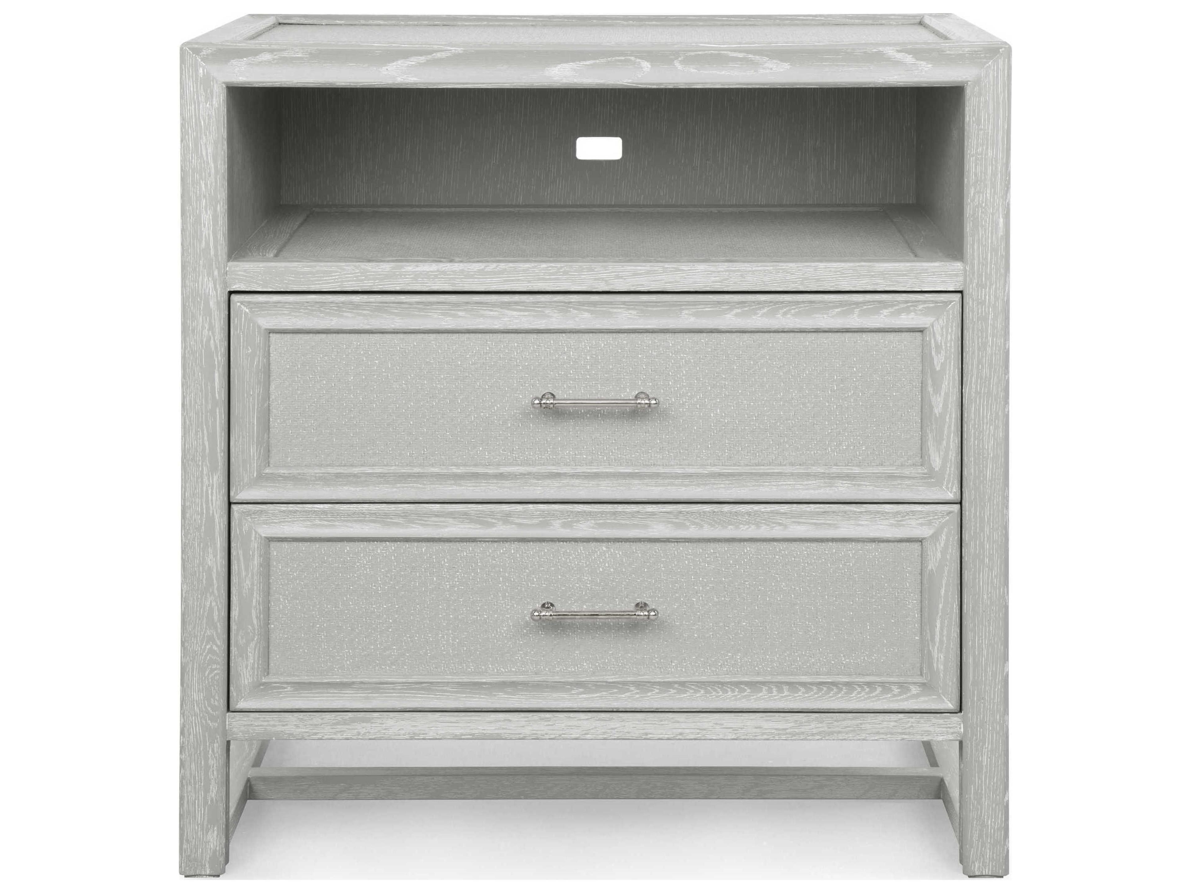 Villa & House Rectangular Wood Soft Gray End Table