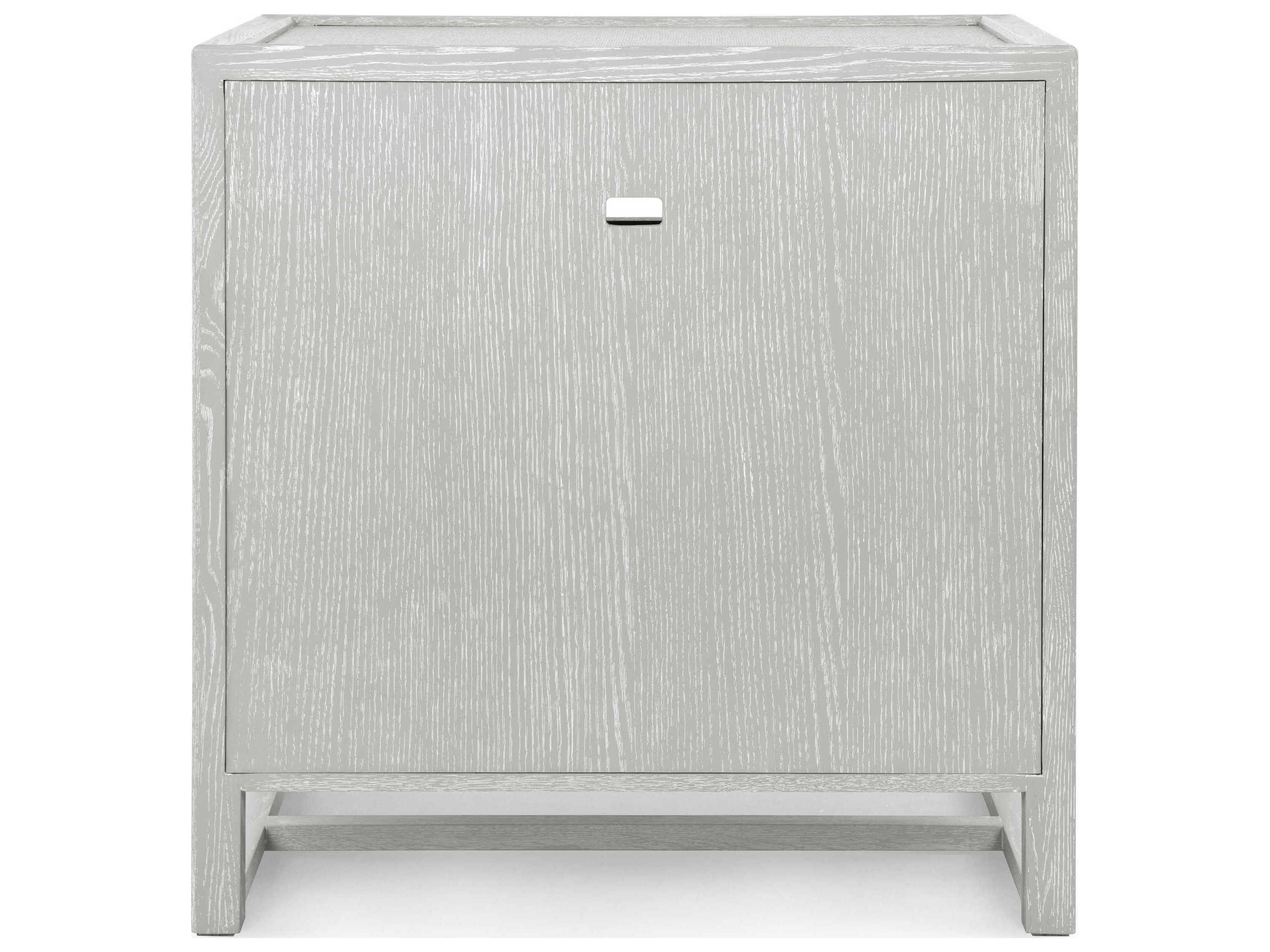 Villa & House Rectangular Wood Soft Gray End Table