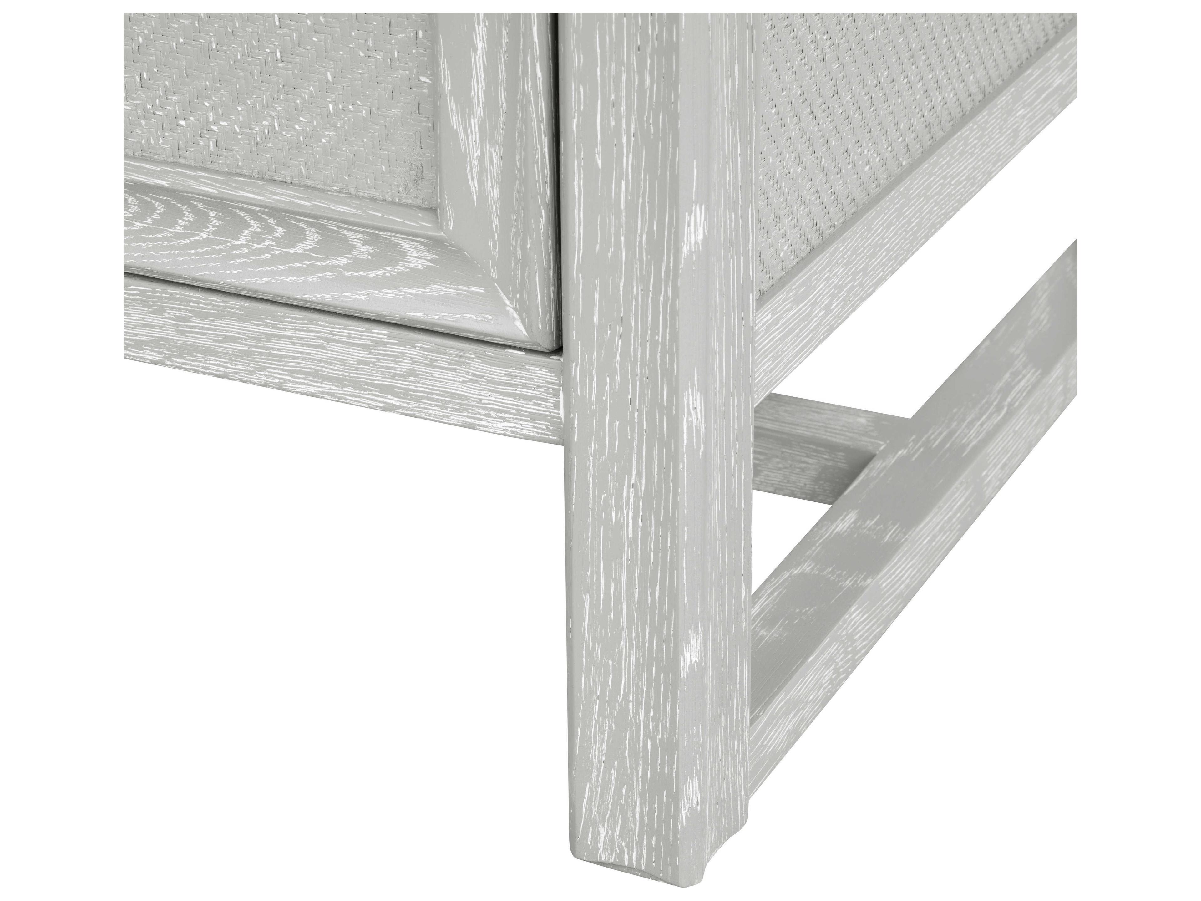 Villa & House Rectangular Wood Soft Gray End Table