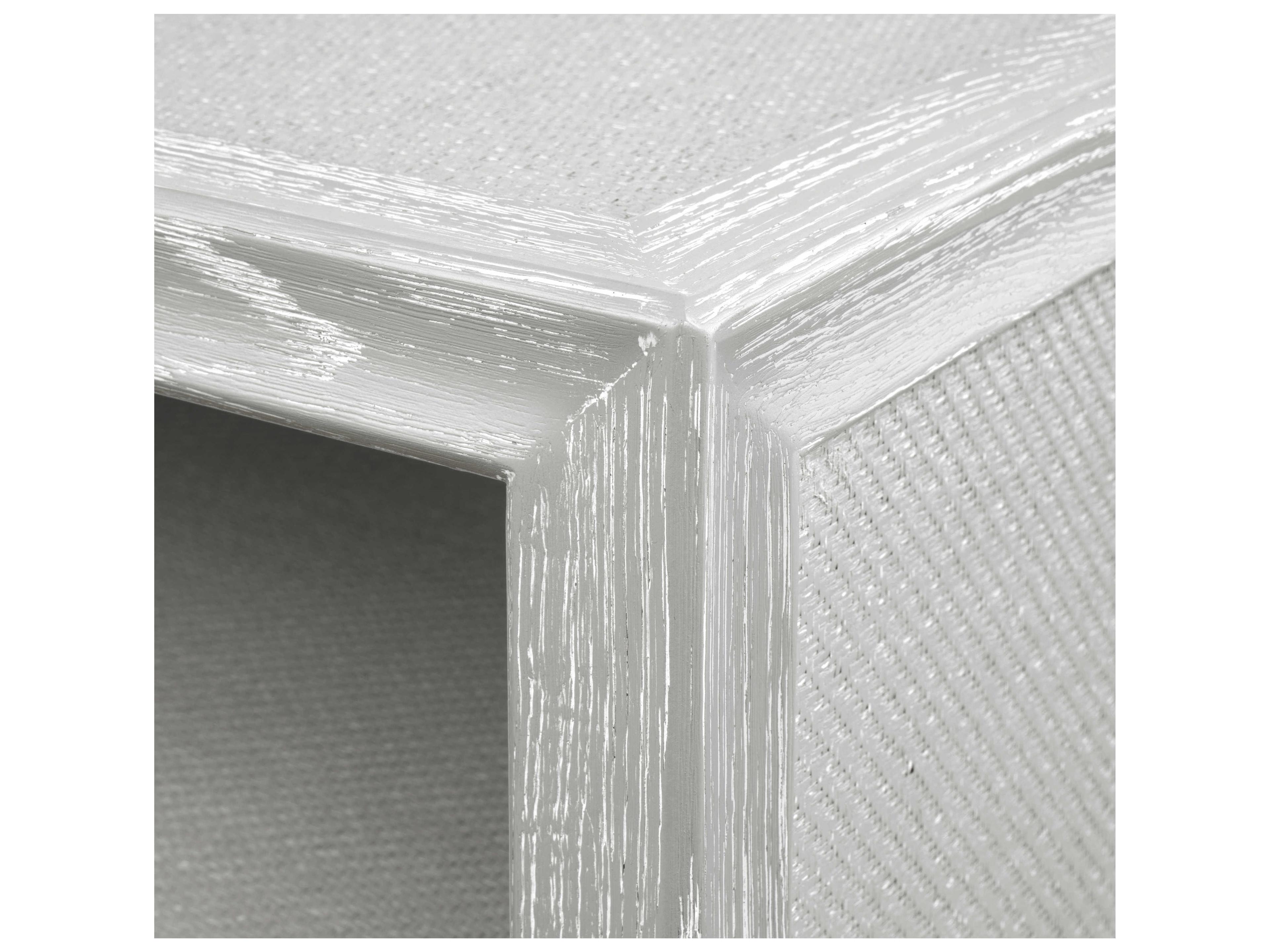 Villa & House Rectangular Wood Soft Gray End Table