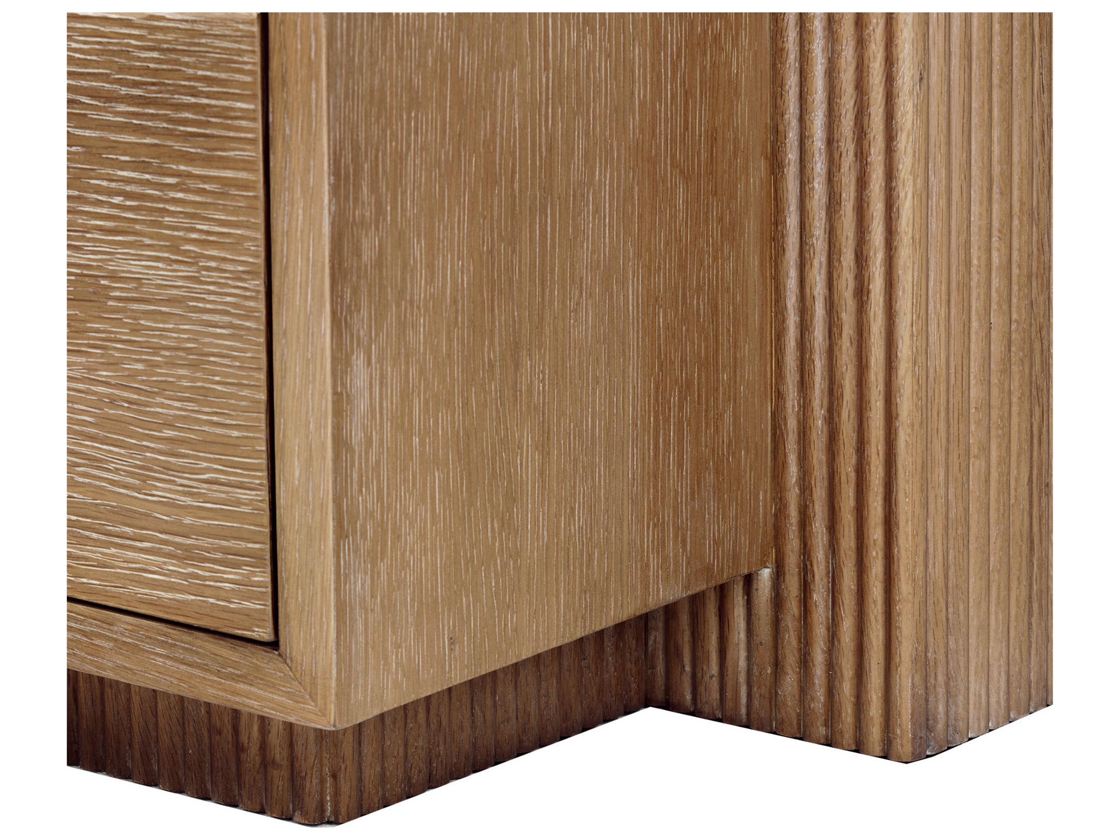 Villa & House Warren 2-Drawers Oak Wood Nightstand