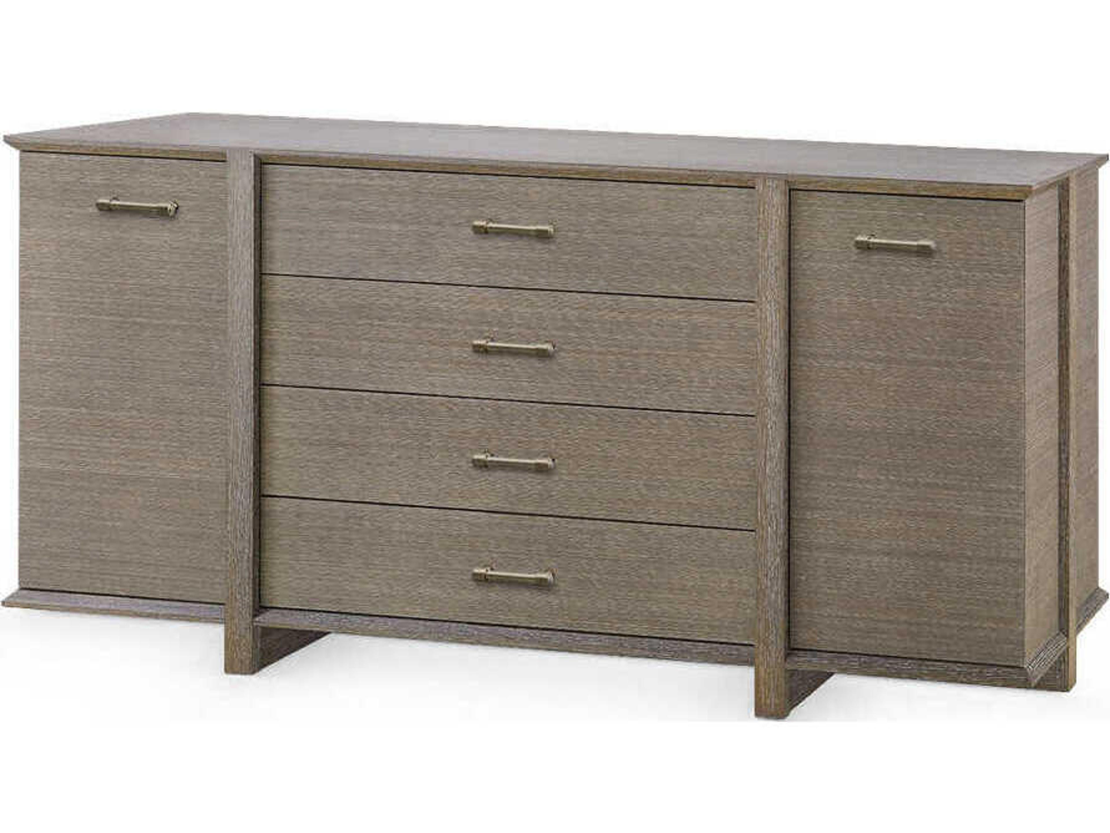 Watson Light Mocha Shimmer Weave Brown Accent Chest