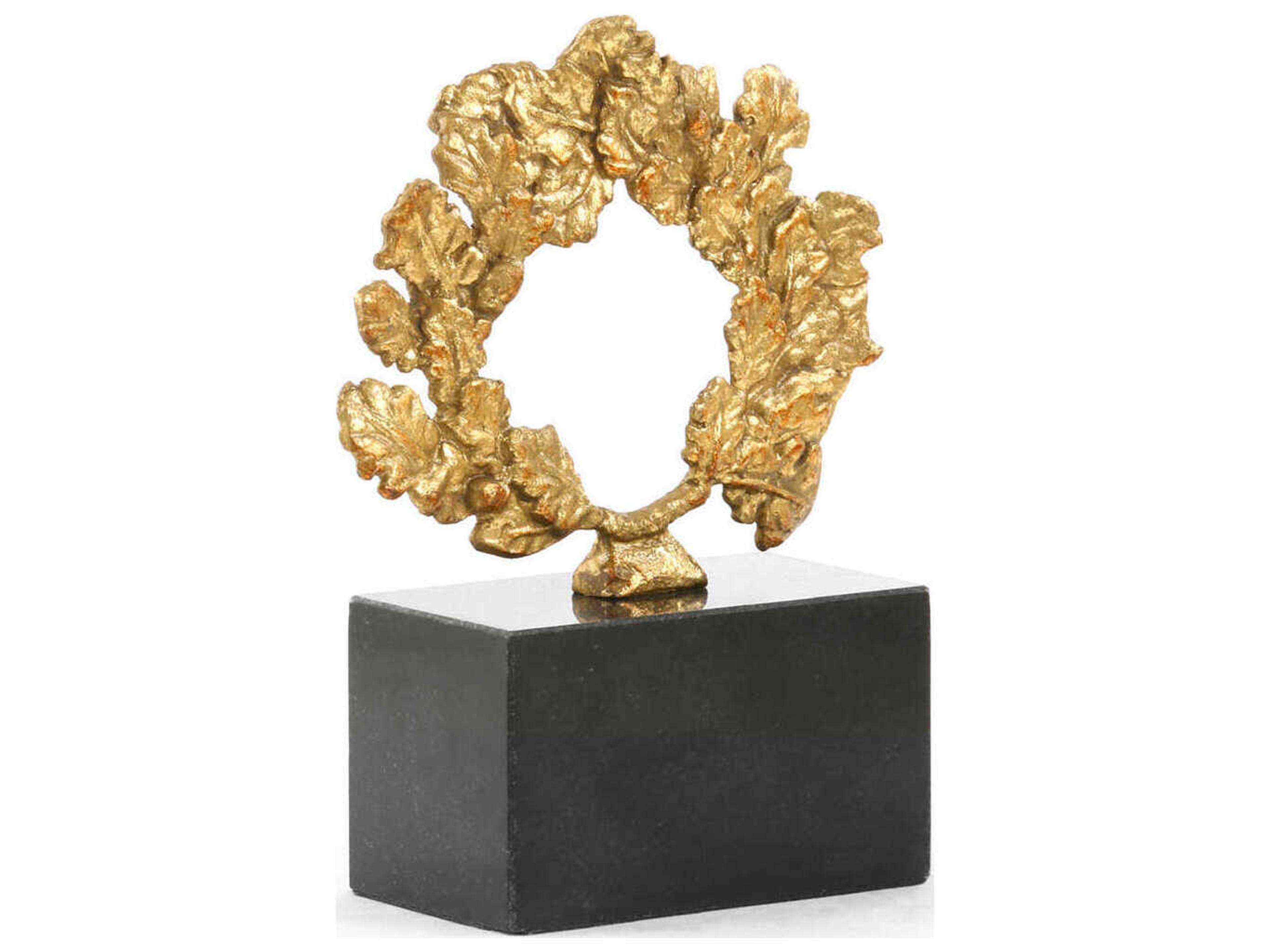 Walking Man Gold Leaf Sculpture