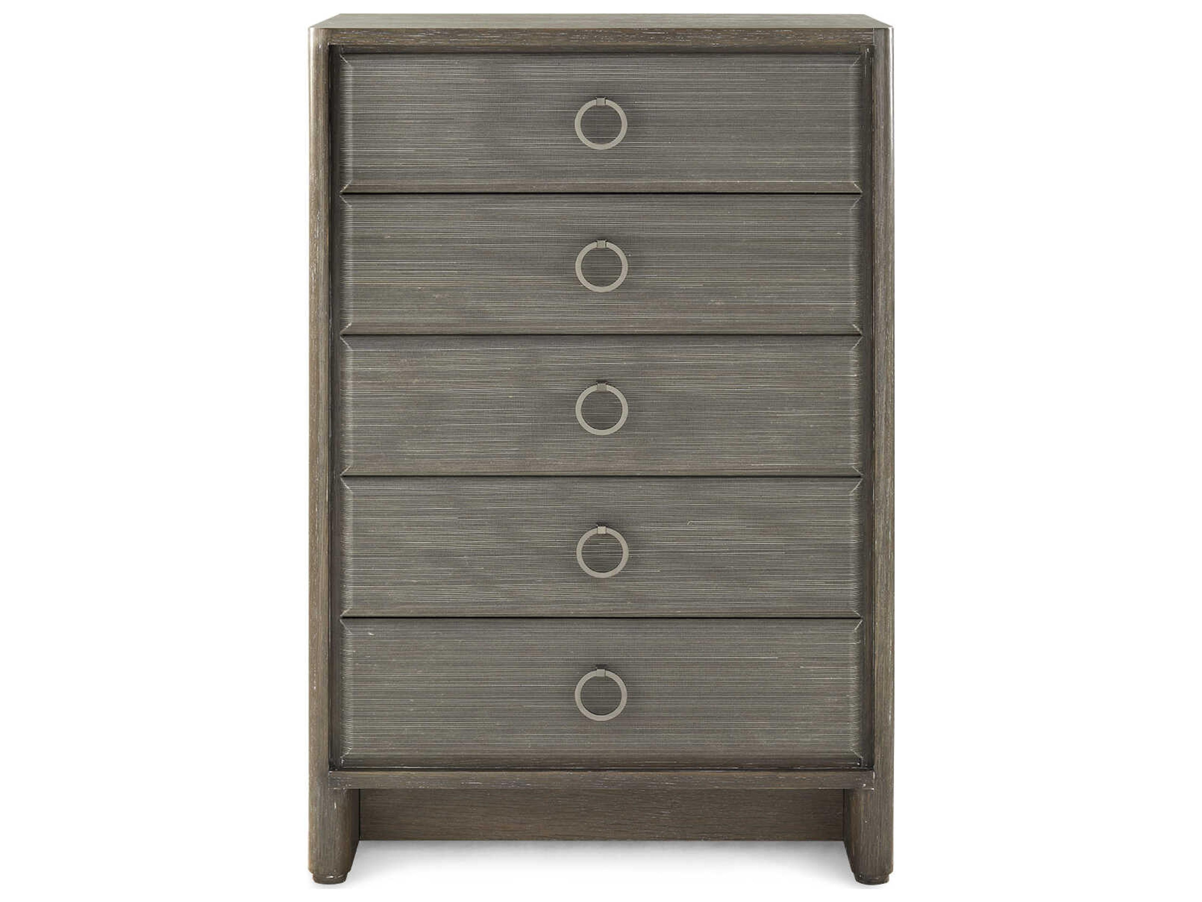 Villa & House Wesley Light Mocha Shimmer Weave Brown Accent Chest