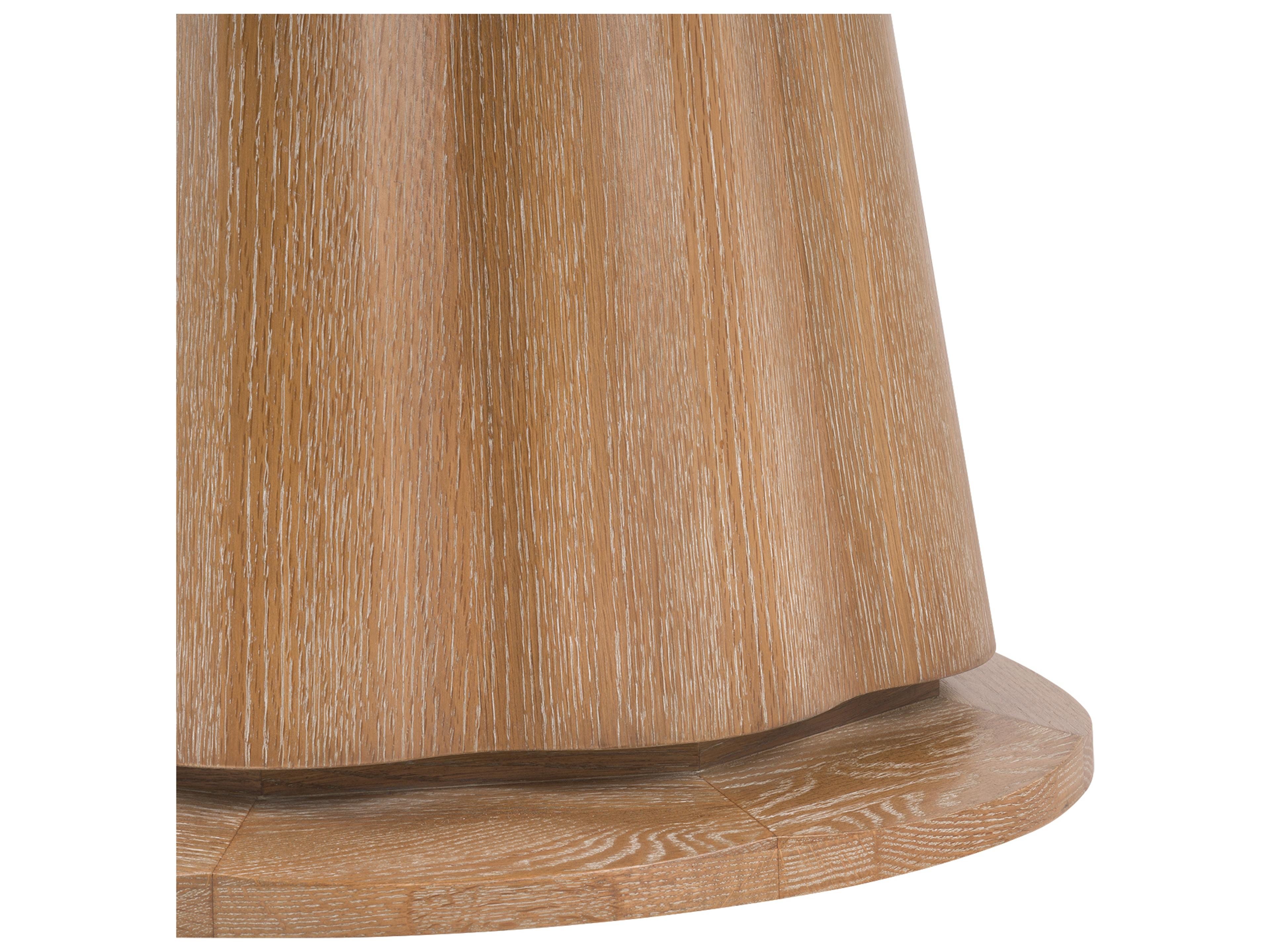 Villa & House York Round Wood Almond Dining Table