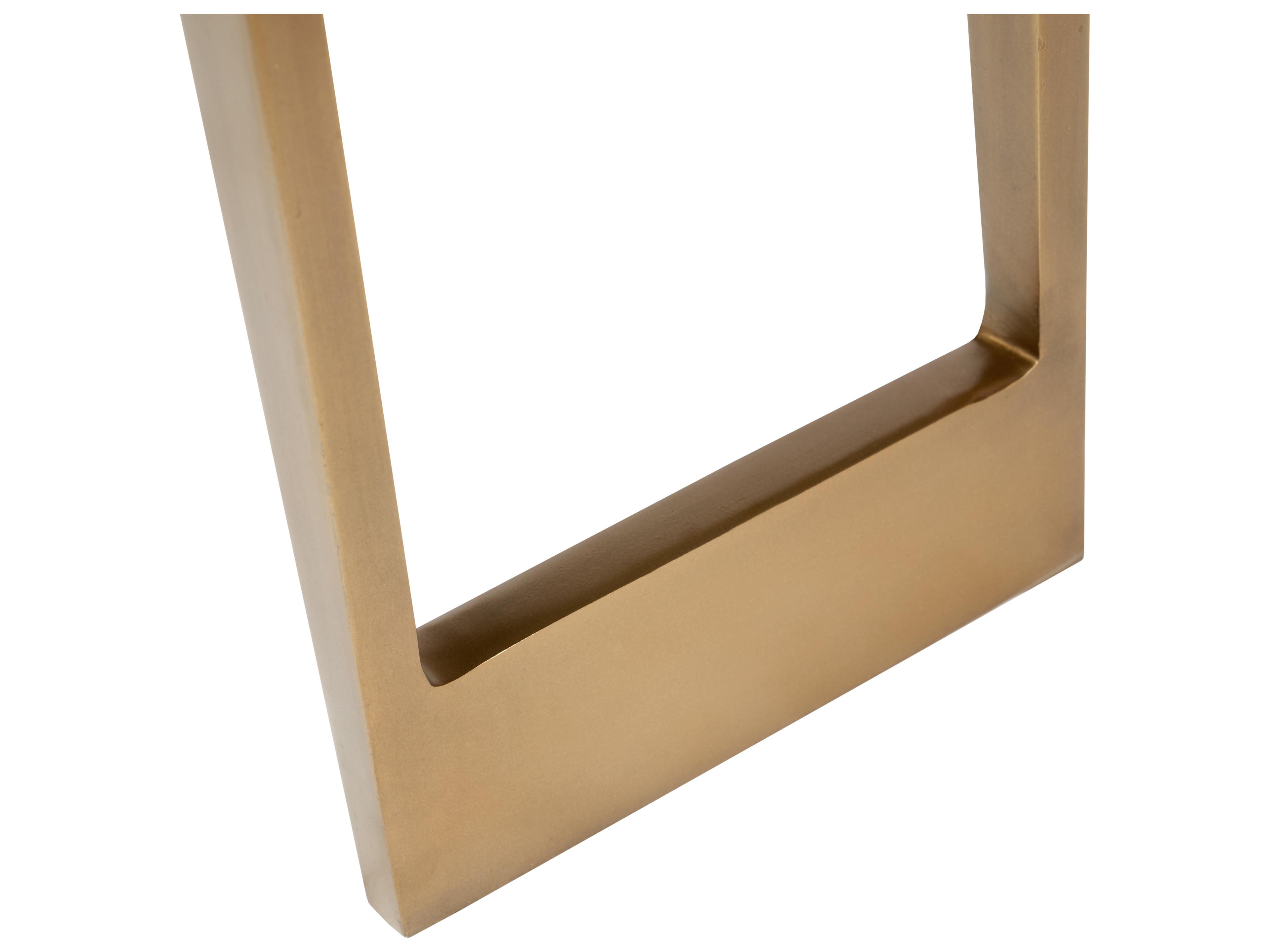 Villa & House Zelda Rectangular Glass End Table