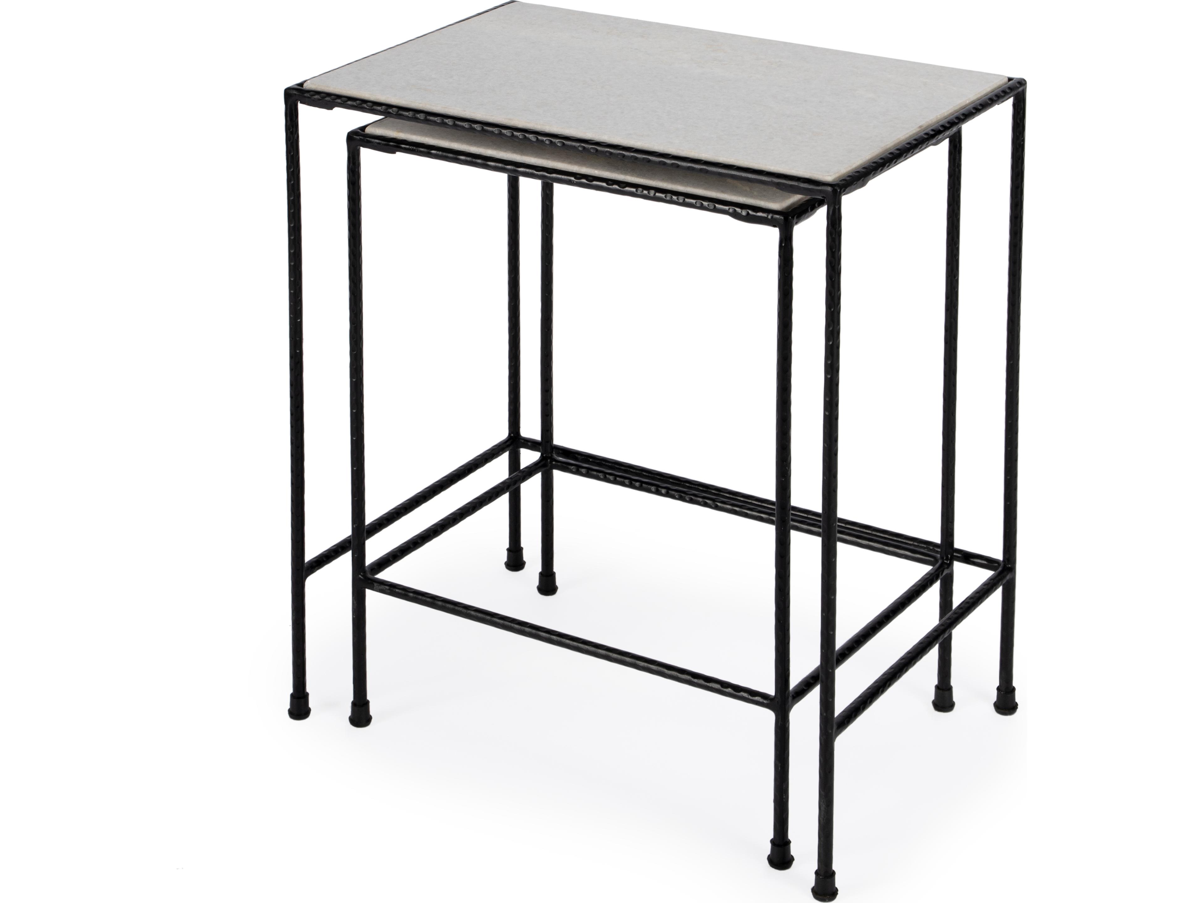 Butler Outdoor Carrera Metal Rectangular End Table