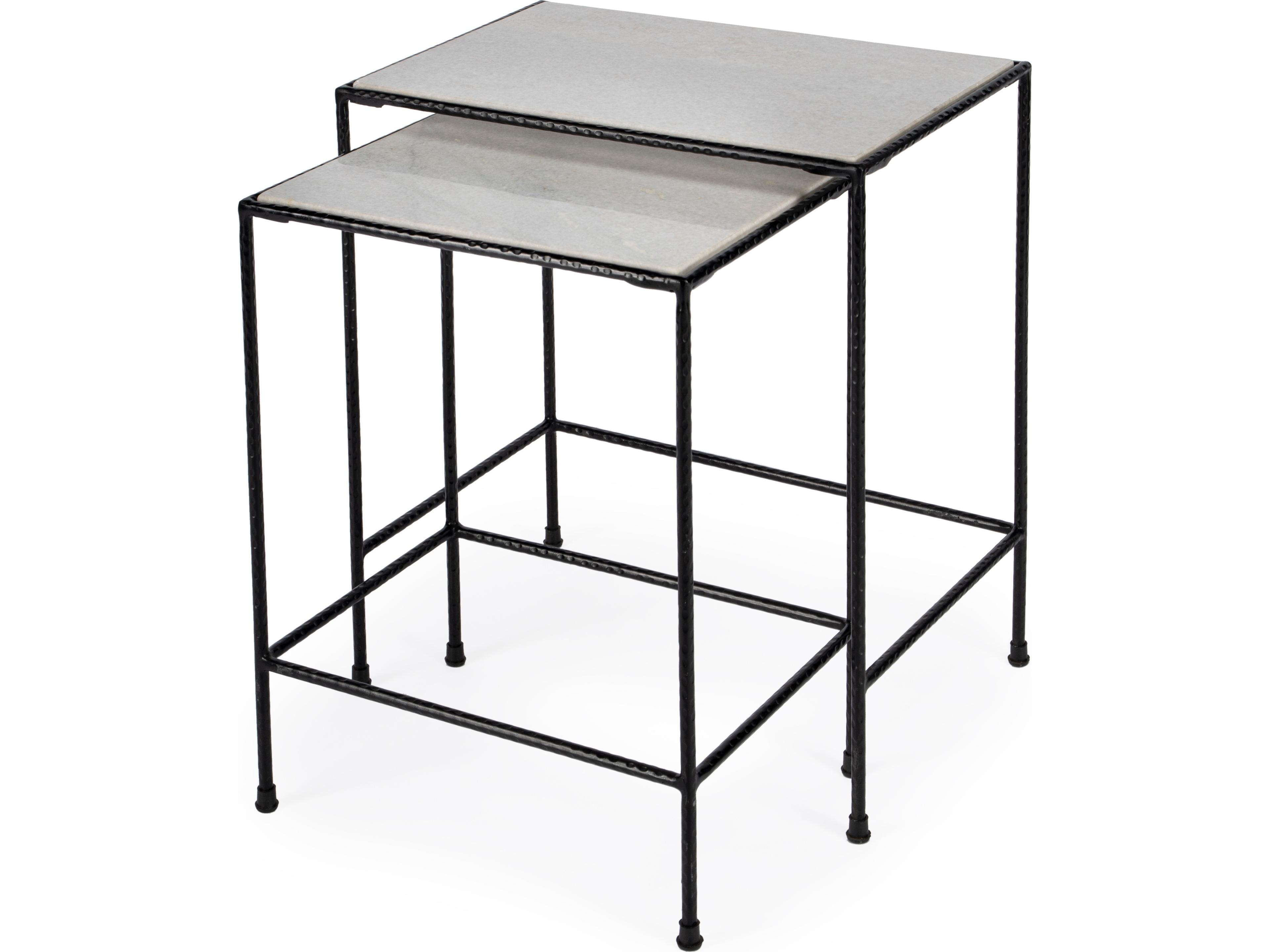 Butler Outdoor Carrera Metal Rectangular End Table