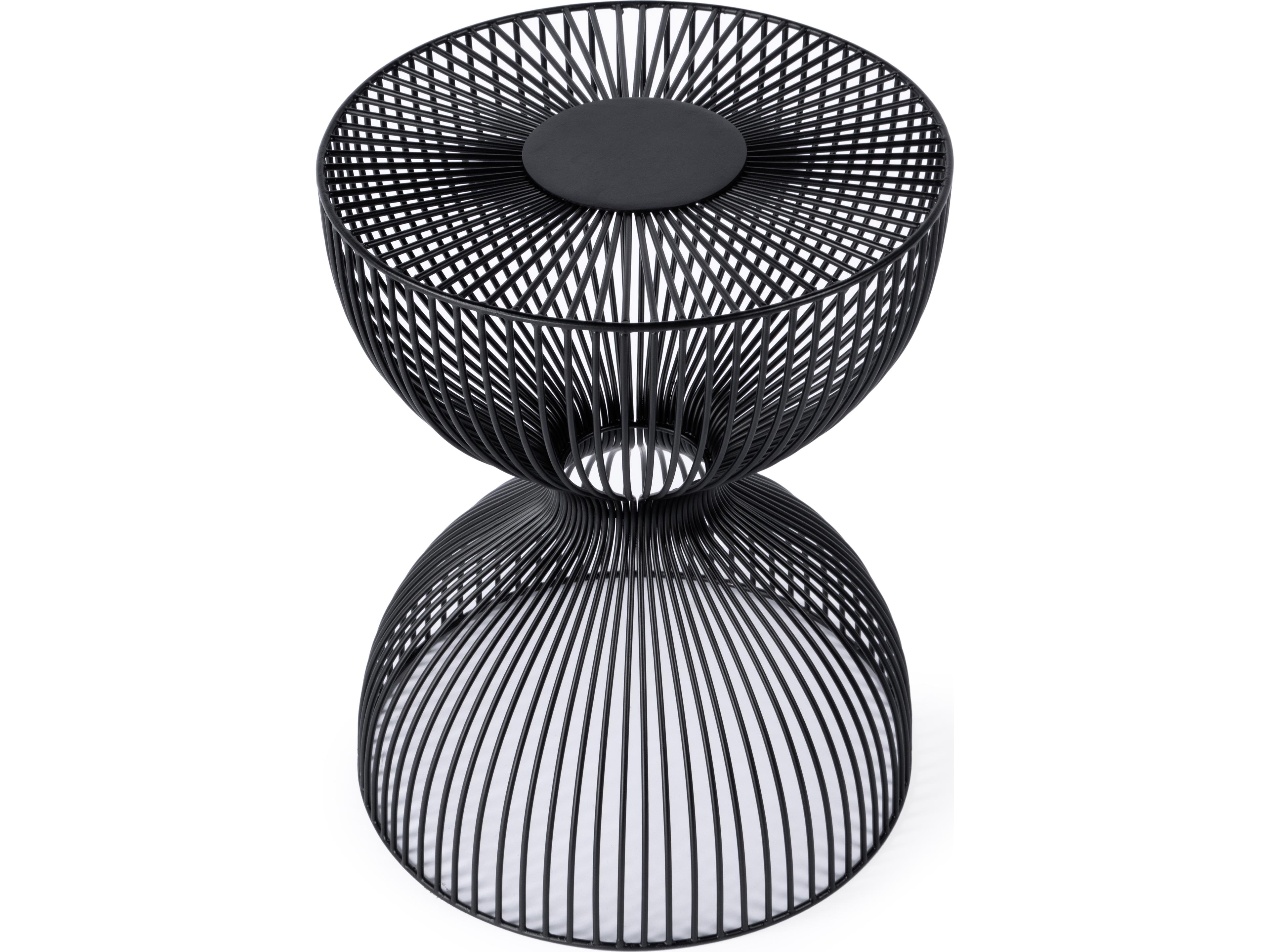 Butler Outdoor Nicola Metal Round End Table