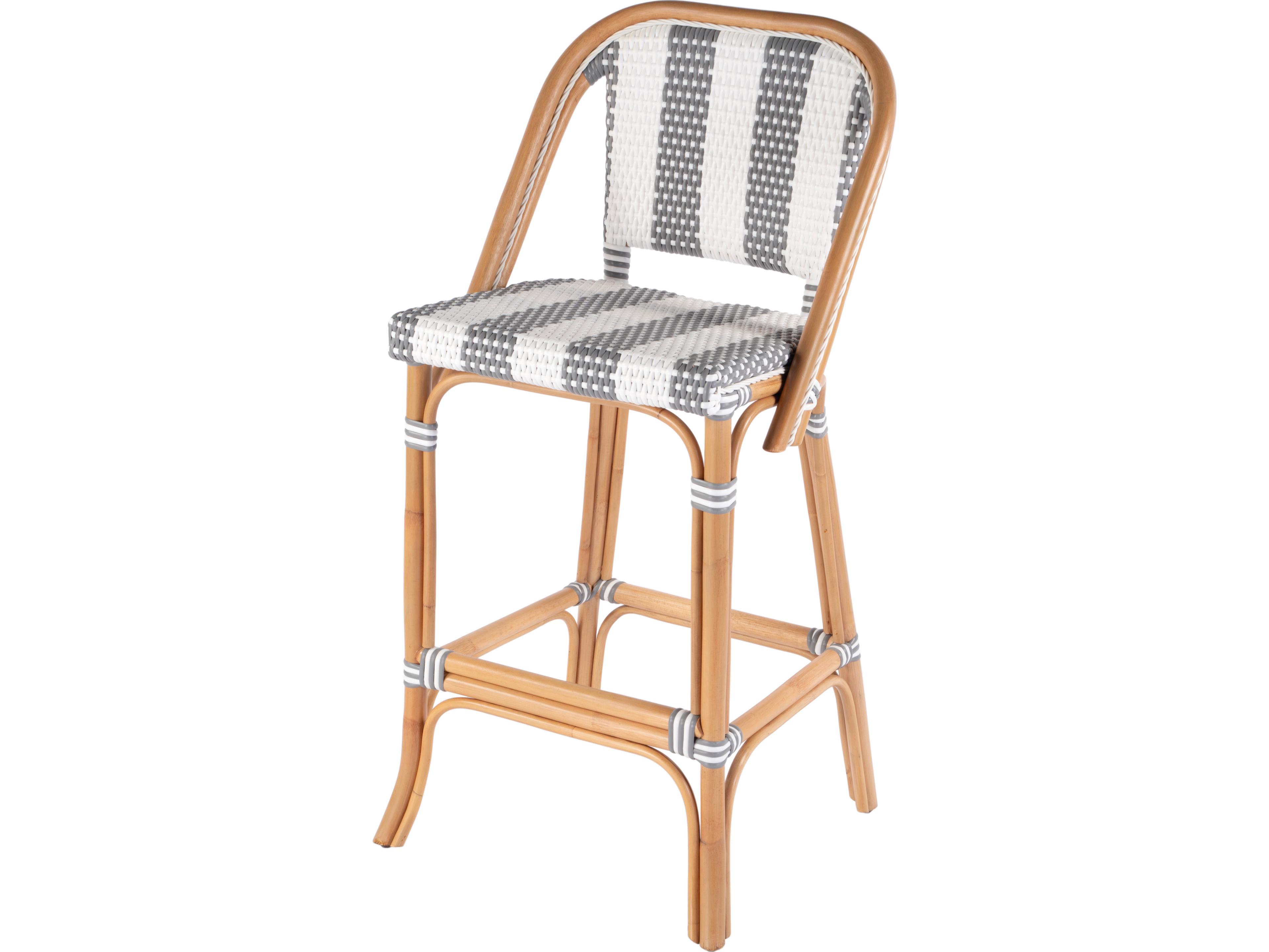 Lila Wicker Bar Stool