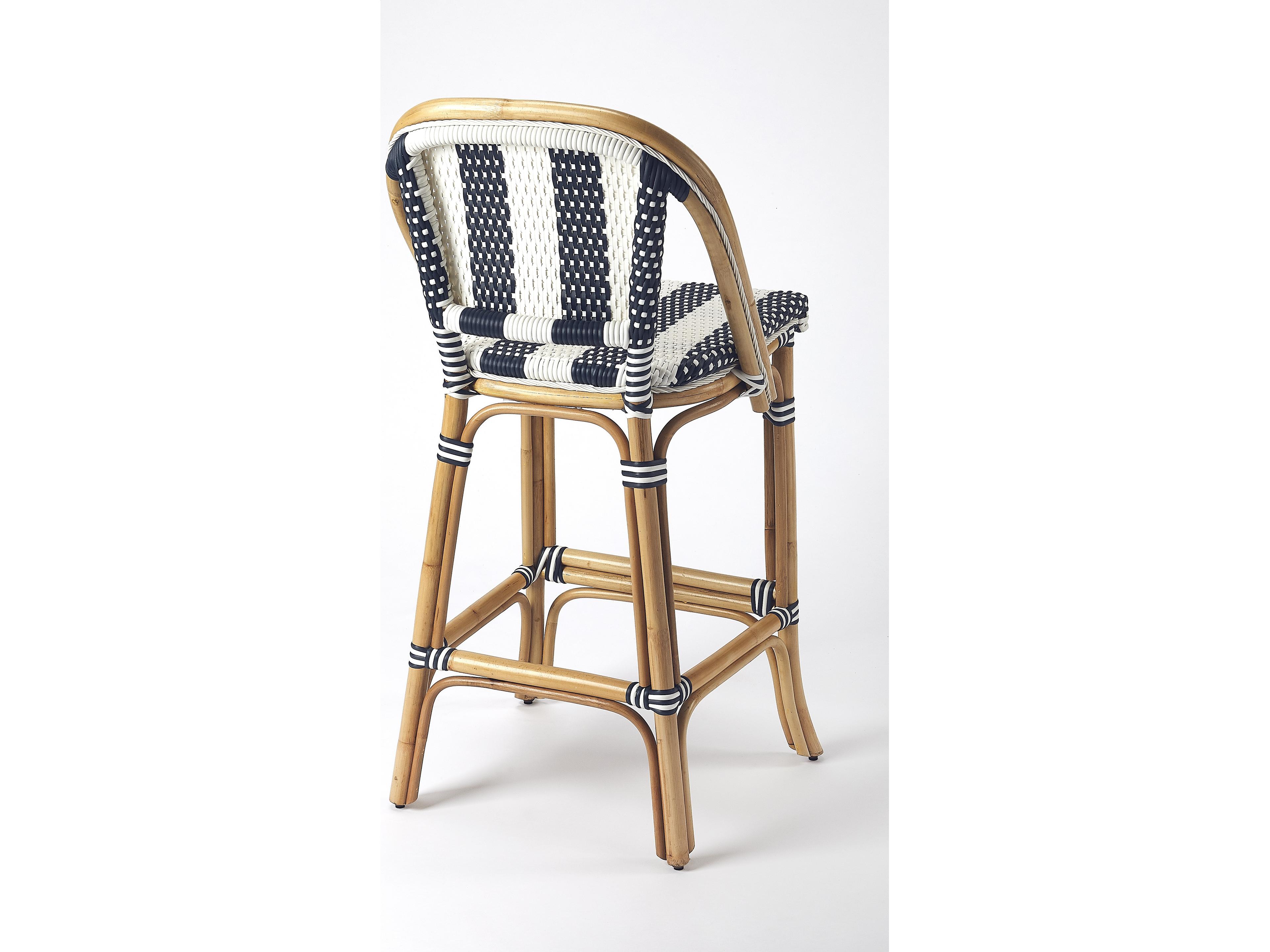 Butler Outdoor Lila Wicker Bar Stool