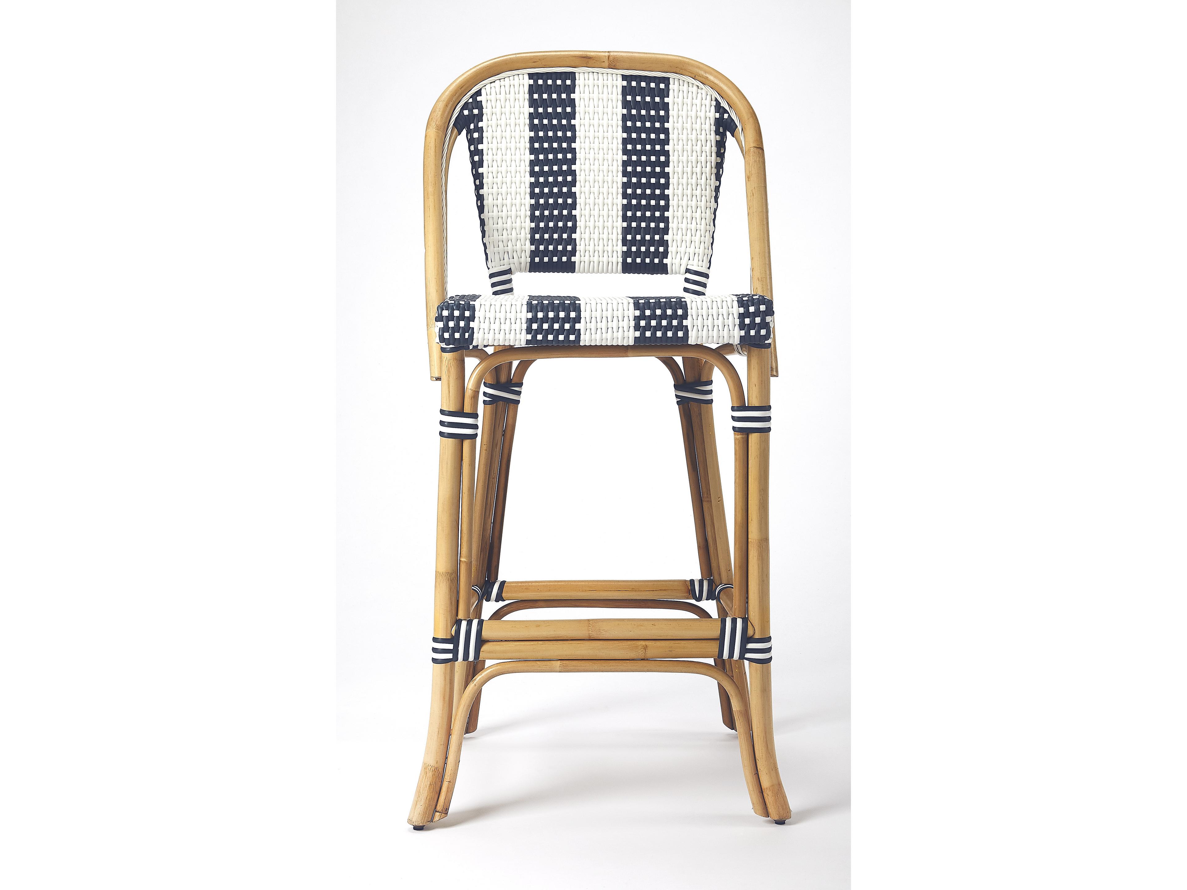 Butler Outdoor Lila Wicker Bar Stool