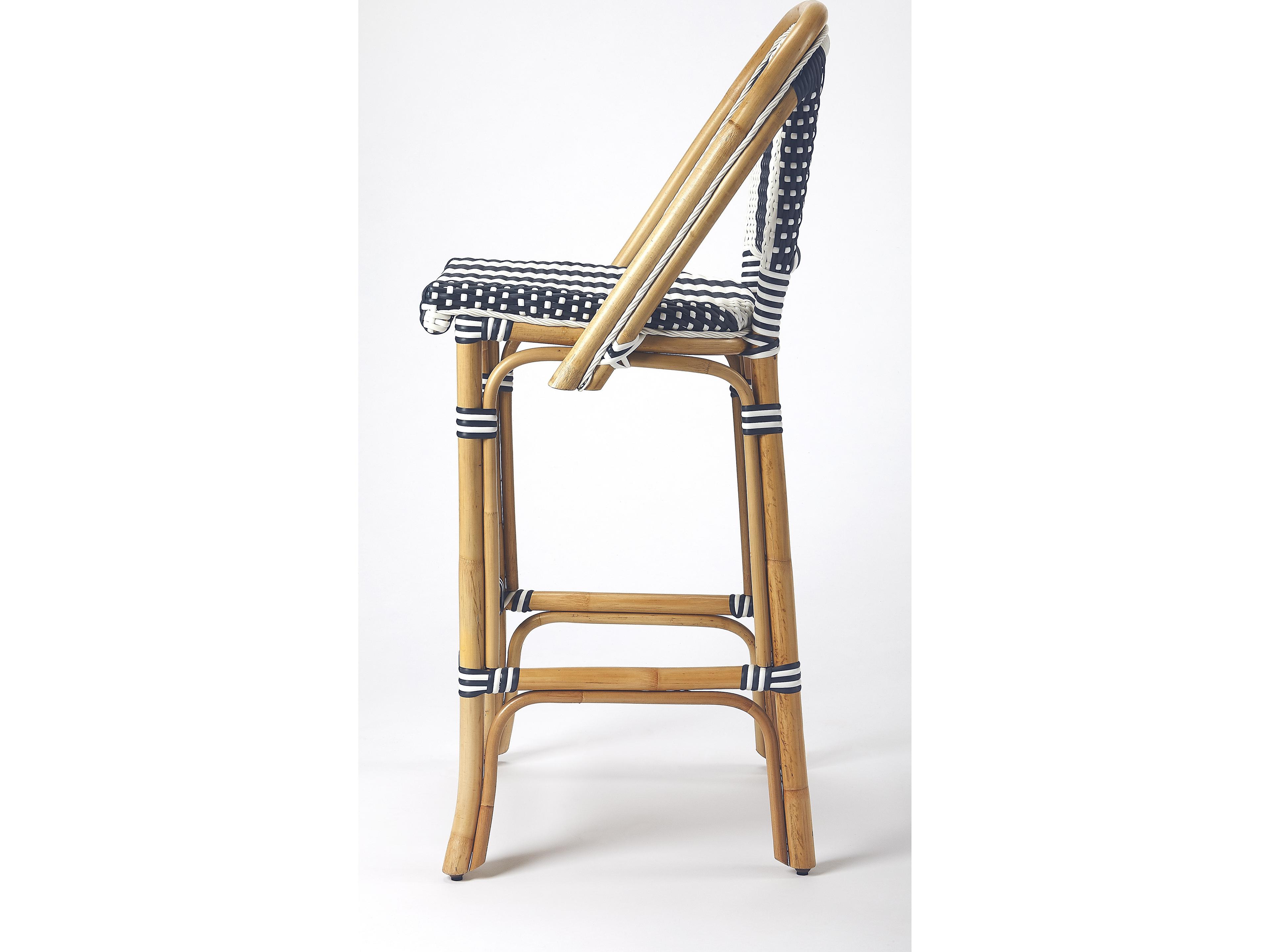 Butler Outdoor Lila Wicker Bar Stool