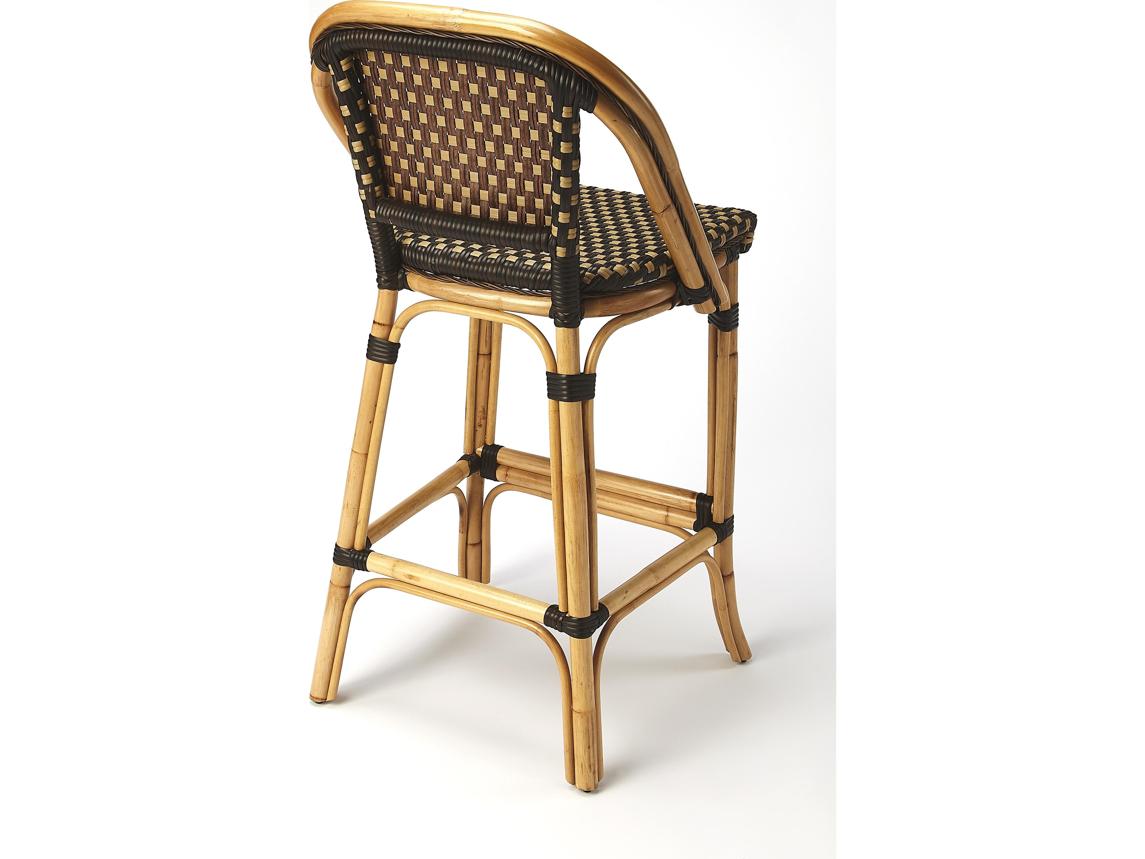 Butler Outdoor Lila Wicker Bar Stool