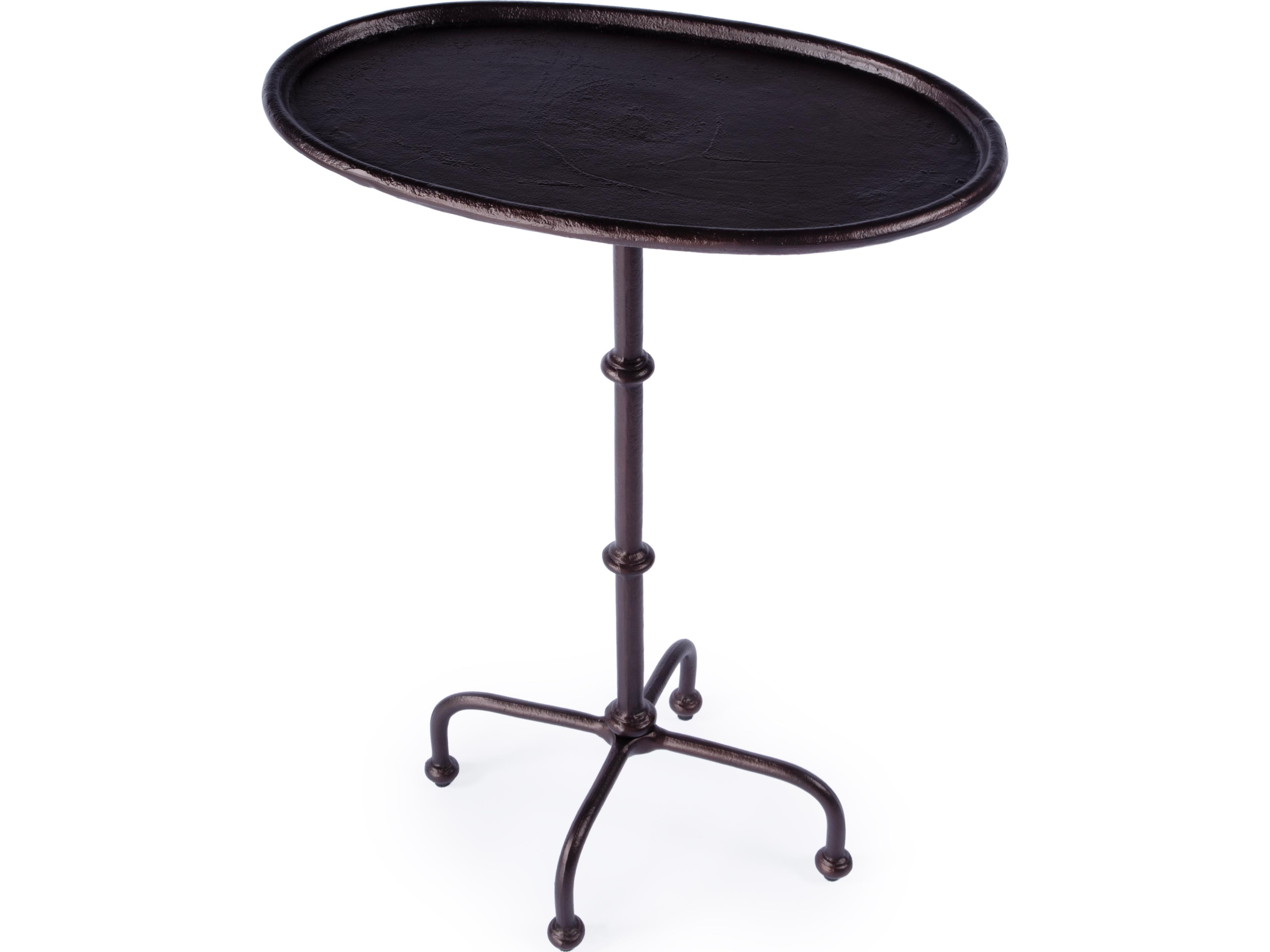 Kealy Aluminum Oval End Table