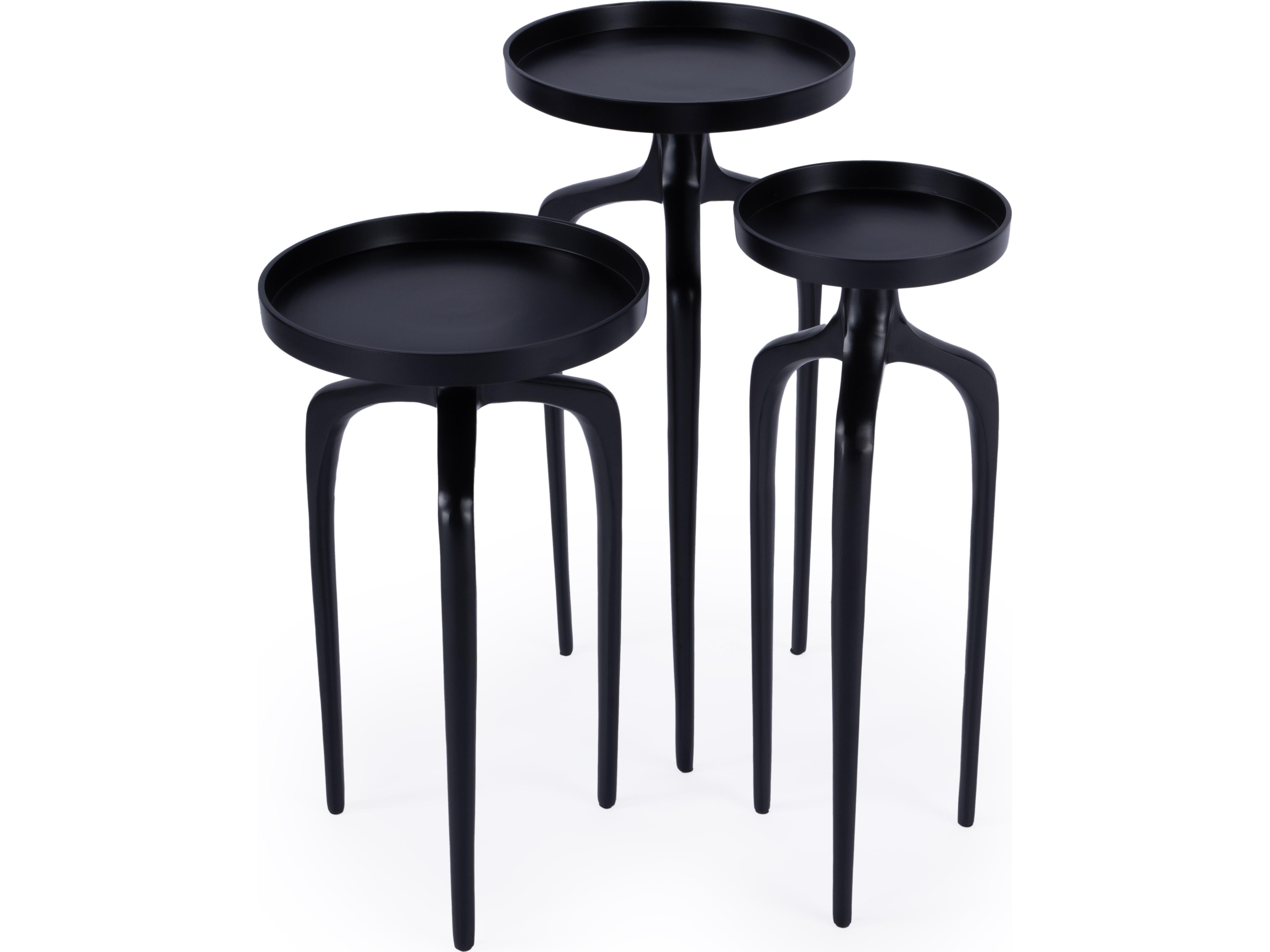 Emilie Aluminum Round End Table