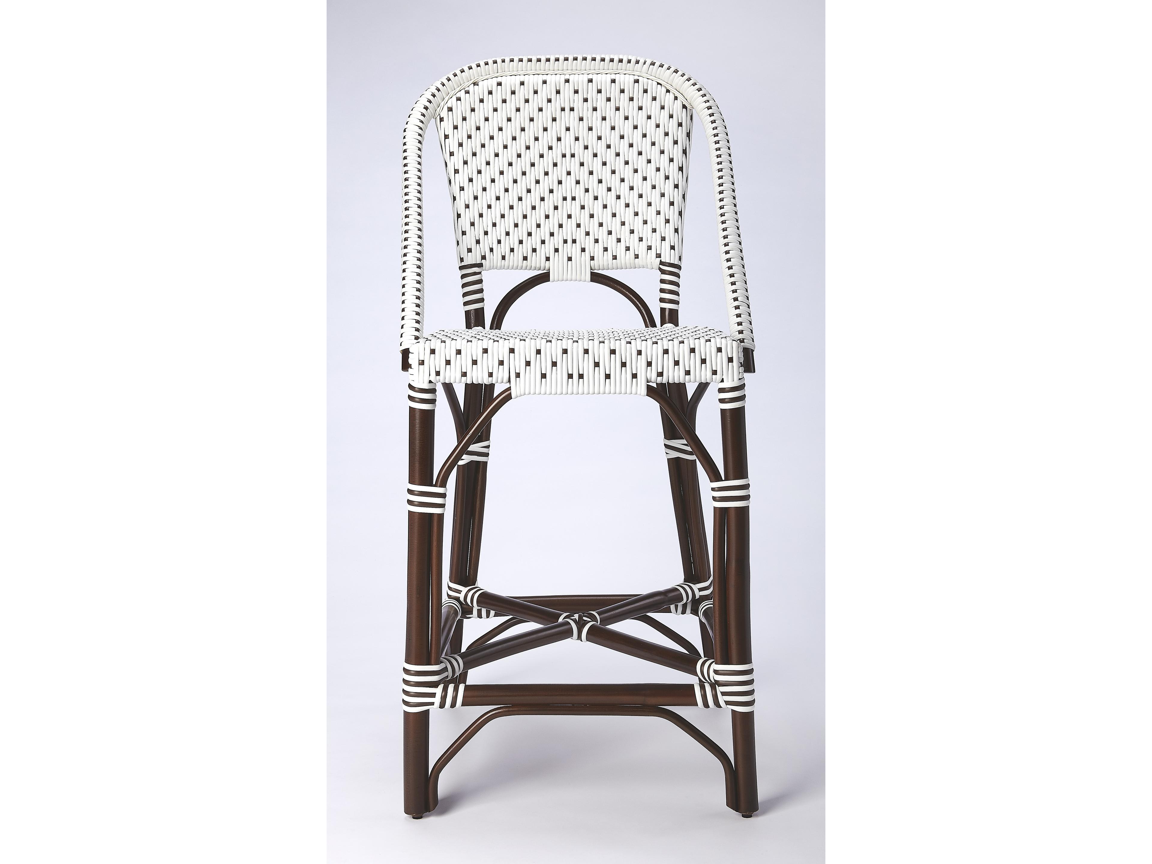 Butler Outdoor Solstice Polypropylene Wicker Counter Stool