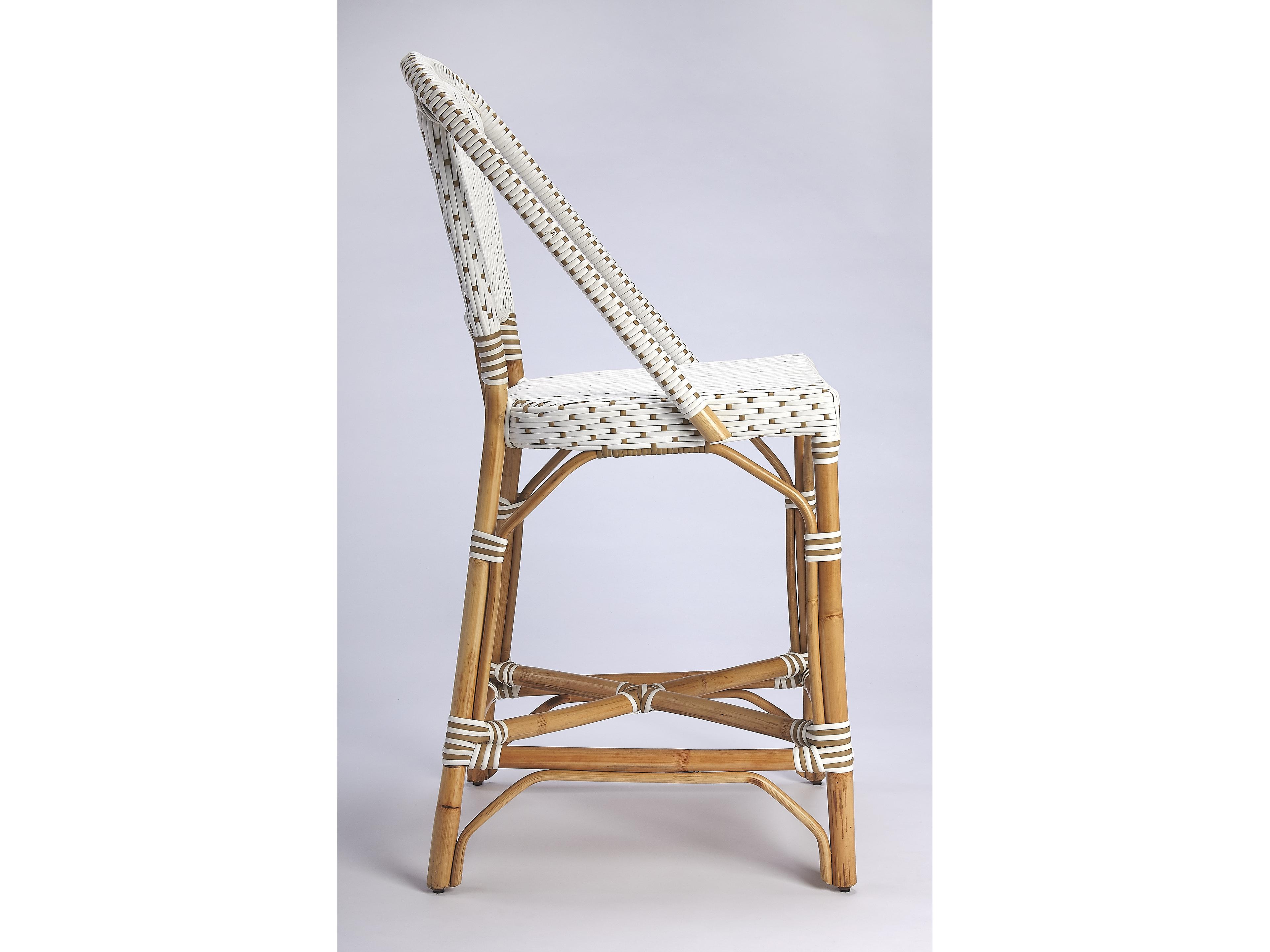 Butler Outdoor Solstice Polypropylene Wicker Counter Stool