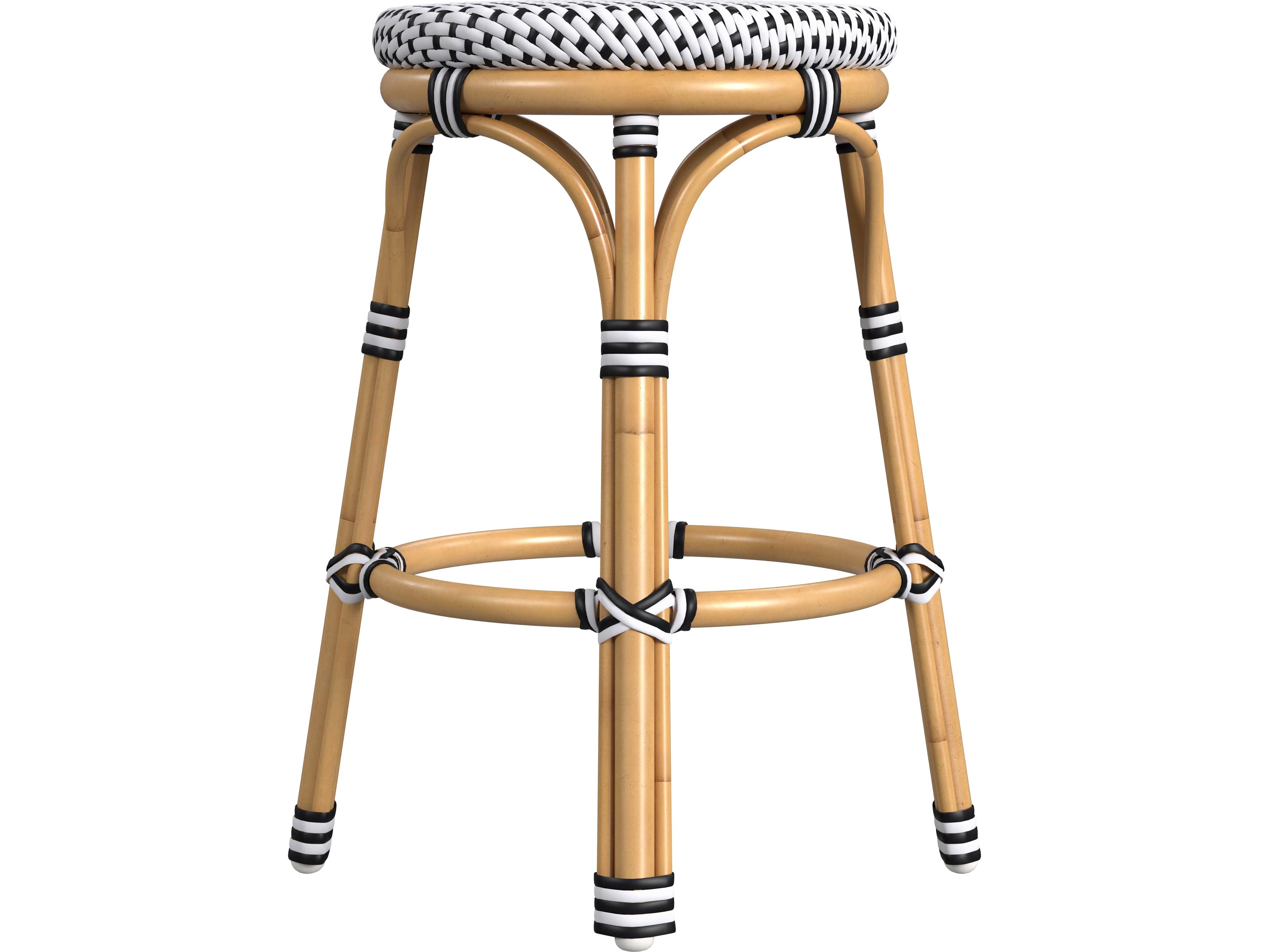 Butler Outdoor Tobias Aluminum Wicker Counter Stool