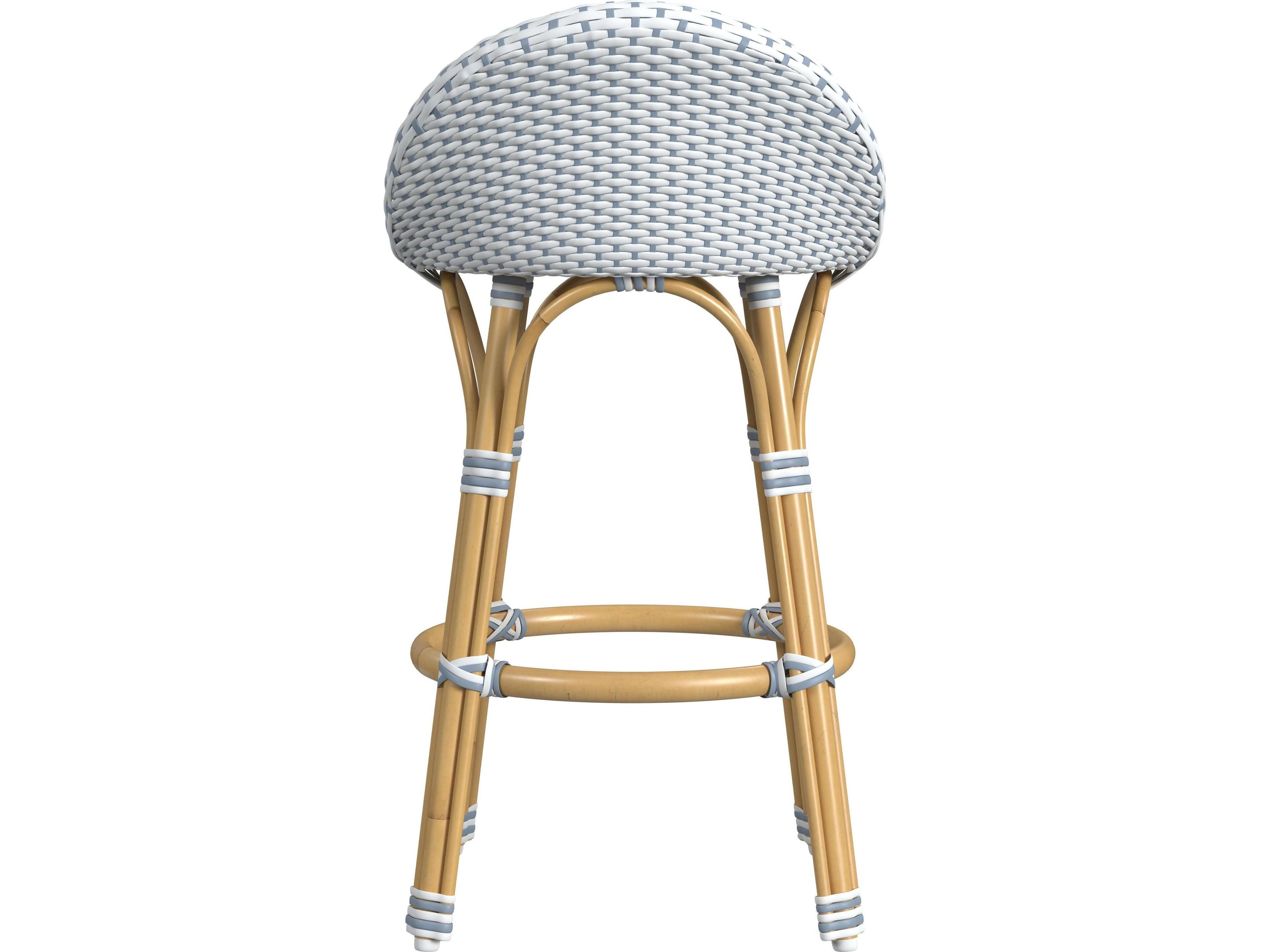 Butler Outdoor Tobias Aluminum Wicker Counter Stool