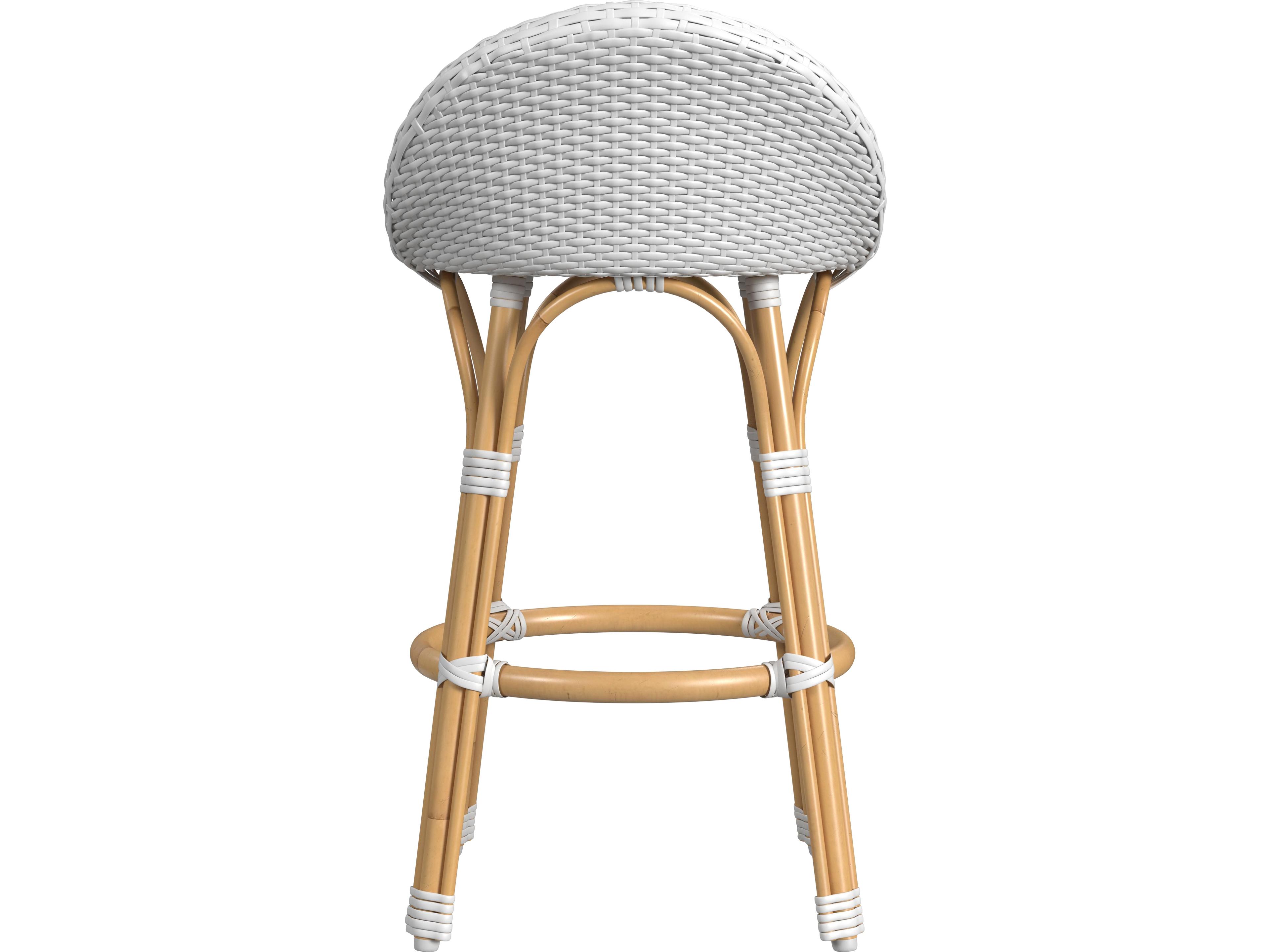 Butler Outdoor Tobias Aluminum Wicker Counter Stool