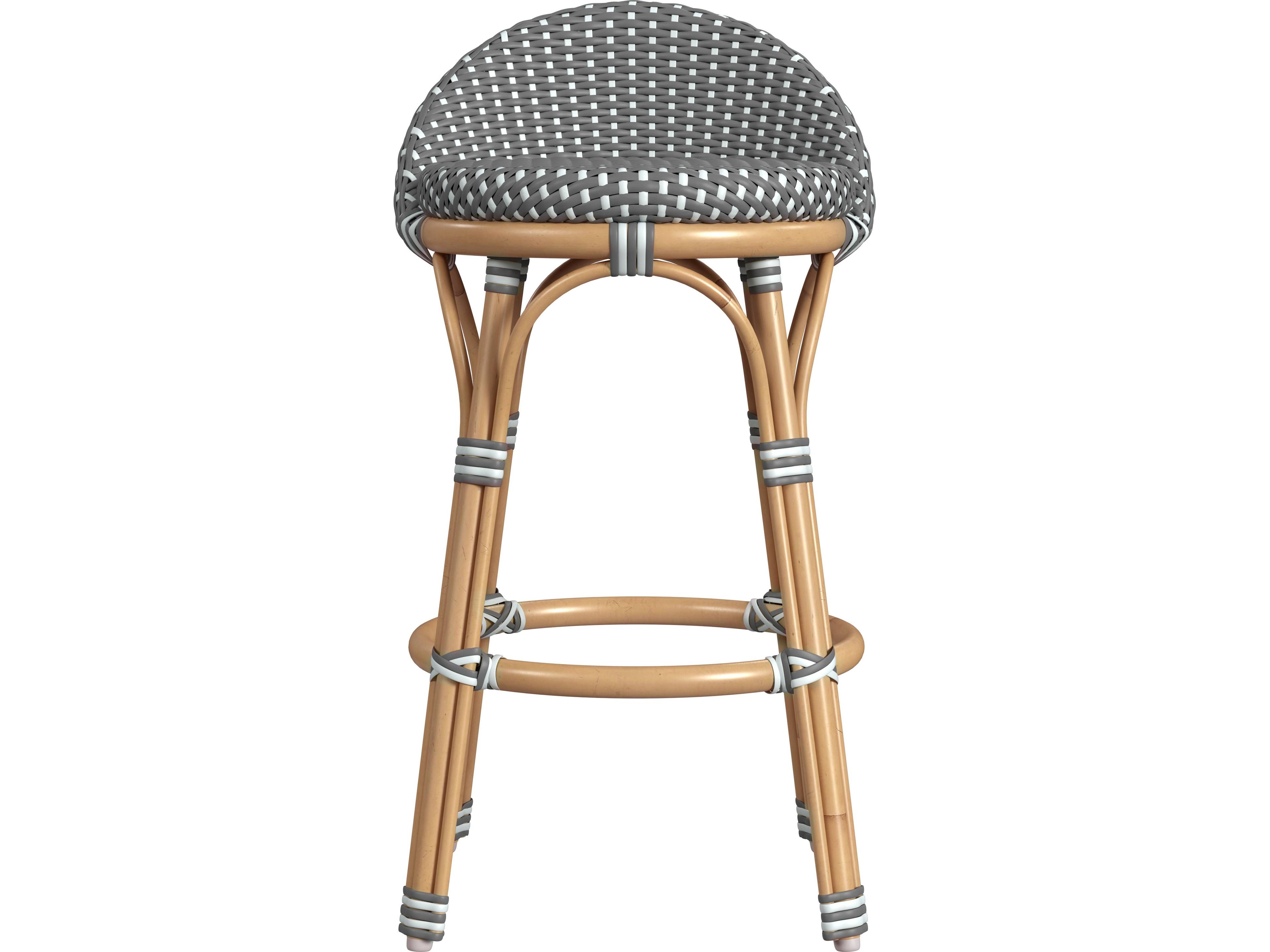 Butler Outdoor Tobias Aluminum Wicker Counter Stool