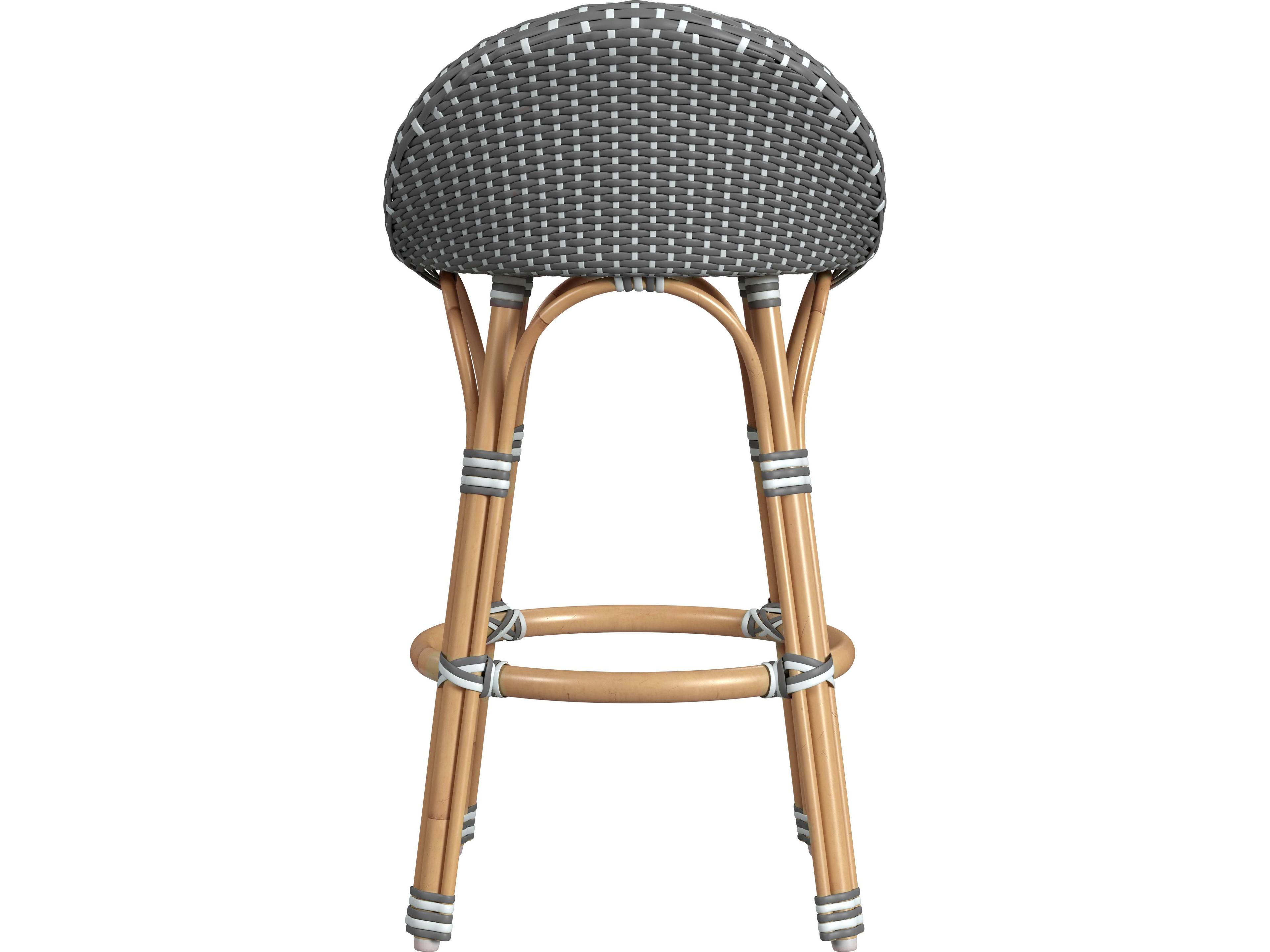 Butler Outdoor Tobias Aluminum Wicker Counter Stool