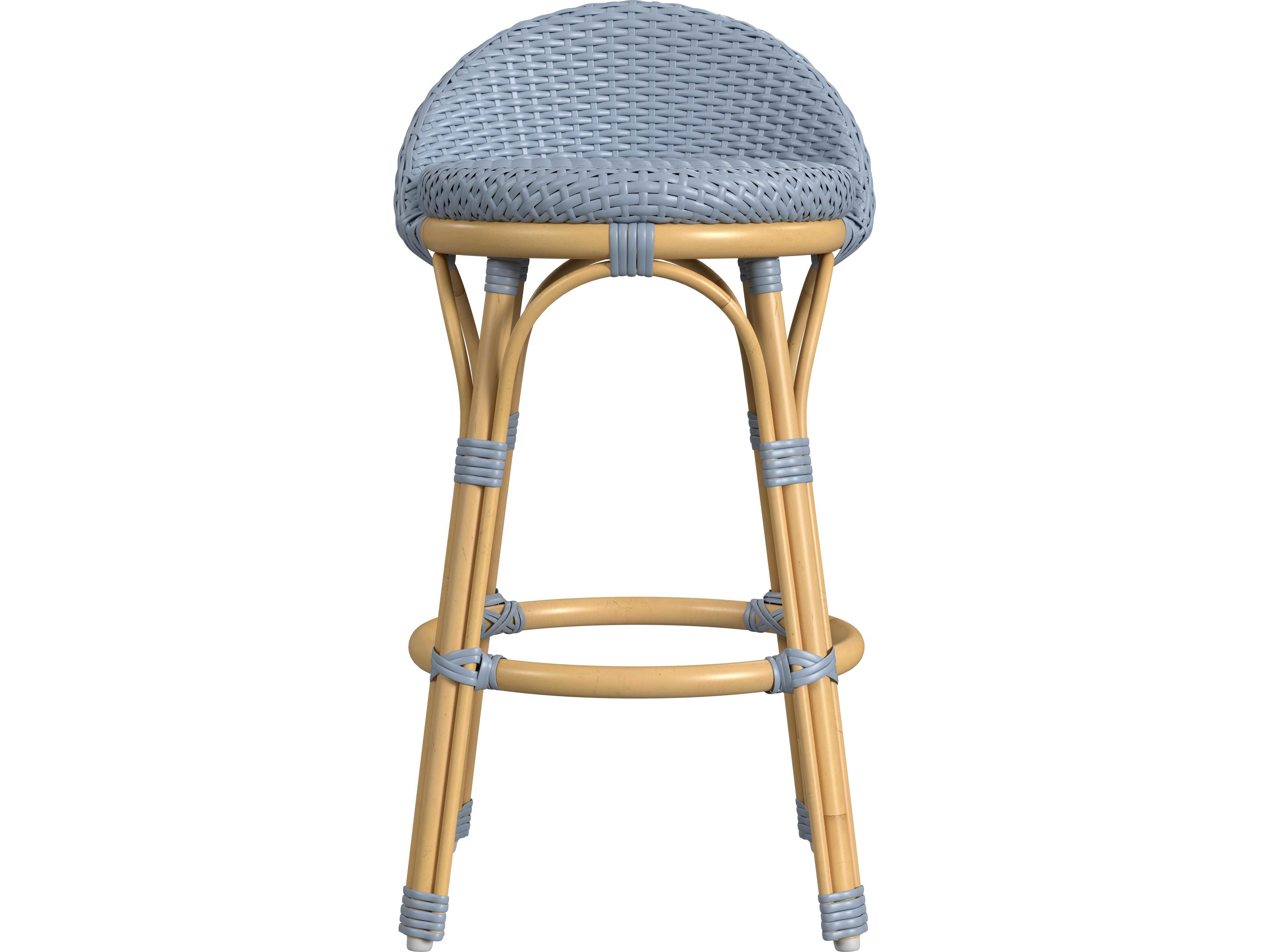 Butler Outdoor Tobias Aluminum Wicker Counter Stool