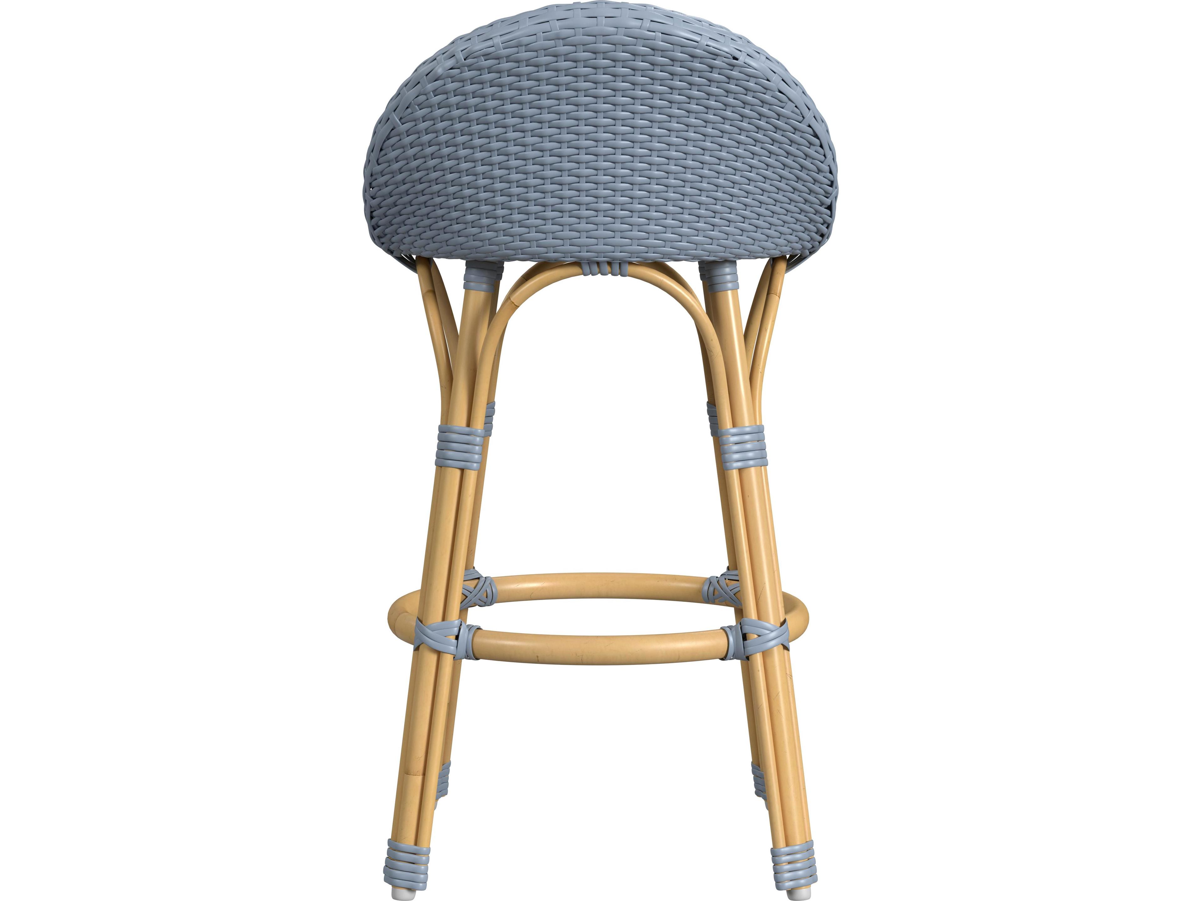 Butler Outdoor Tobias Aluminum Wicker Counter Stool
