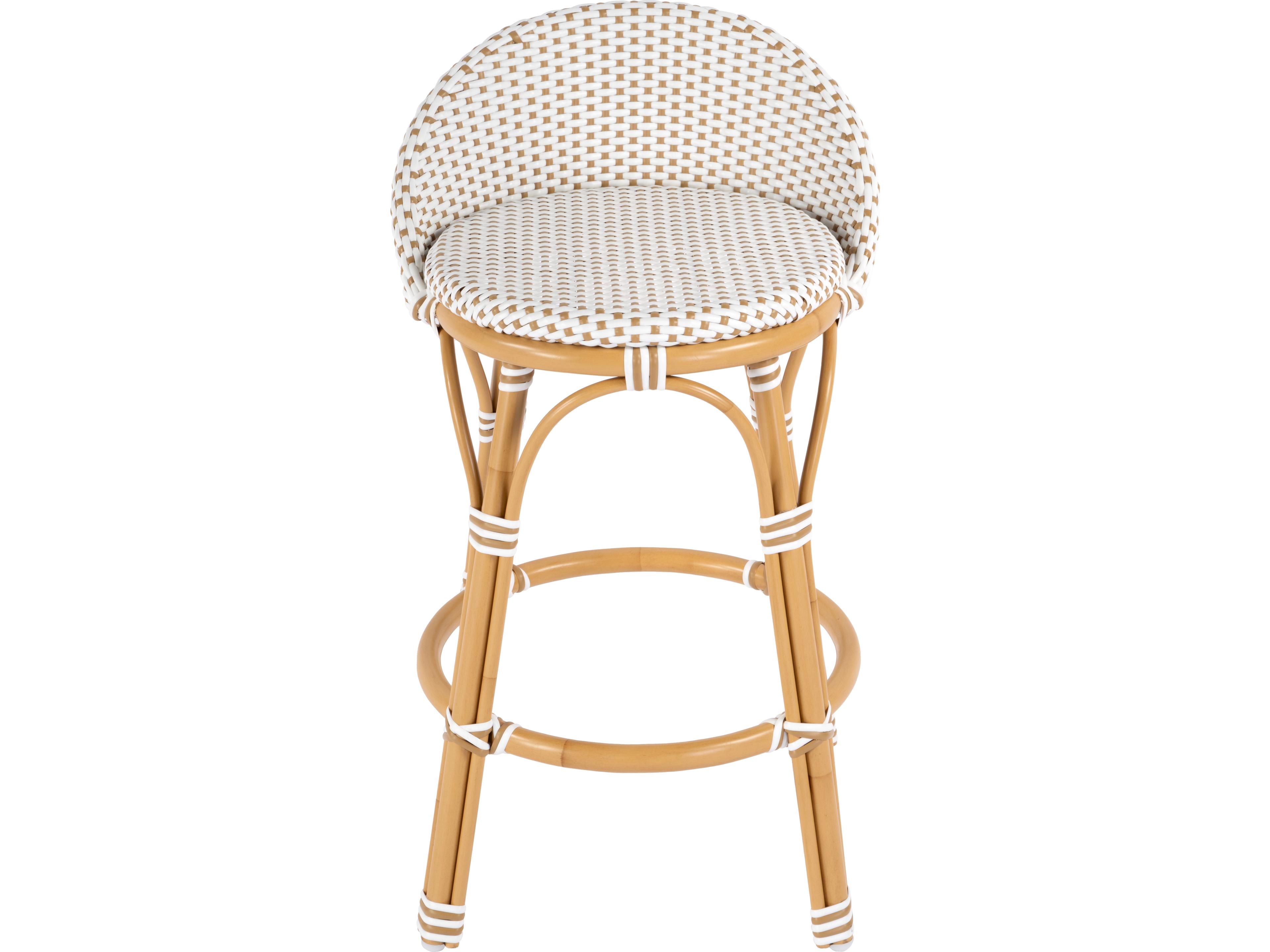Butler Outdoor Tobias Aluminum Wicker Counter Stool