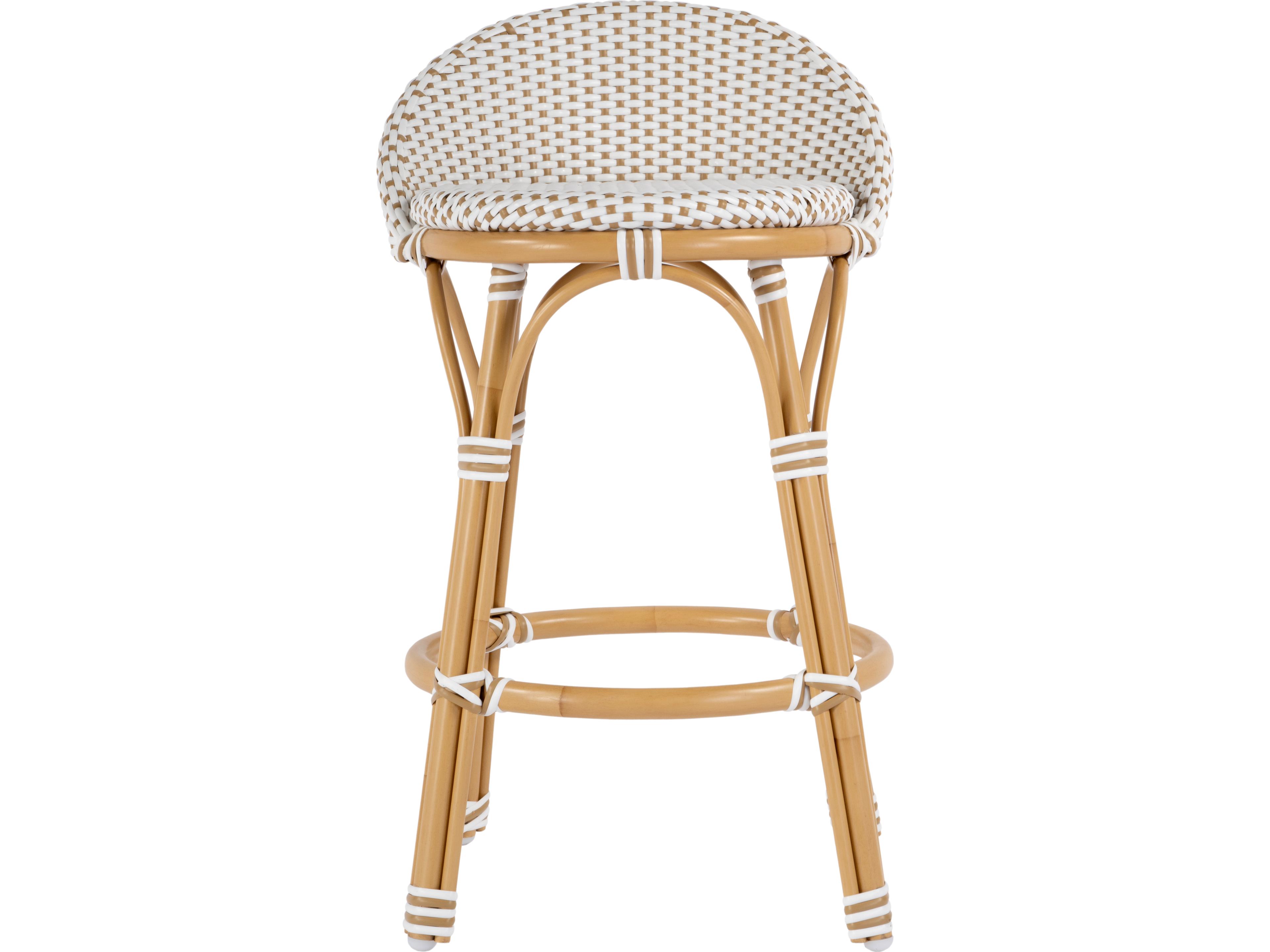 Butler Outdoor Tobias Aluminum Wicker Counter Stool