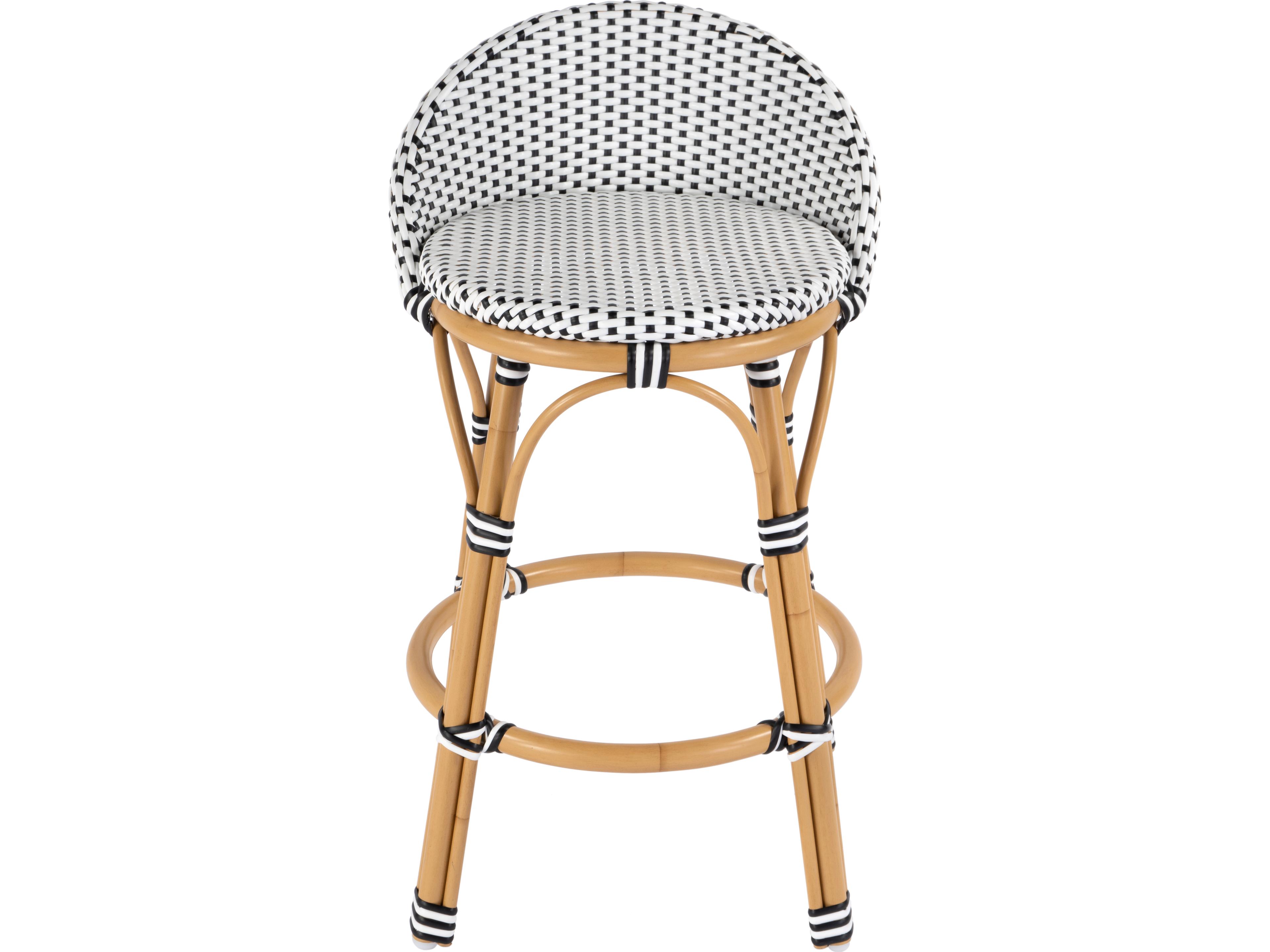 Butler Outdoor Tobias Aluminum Wicker Counter Stool