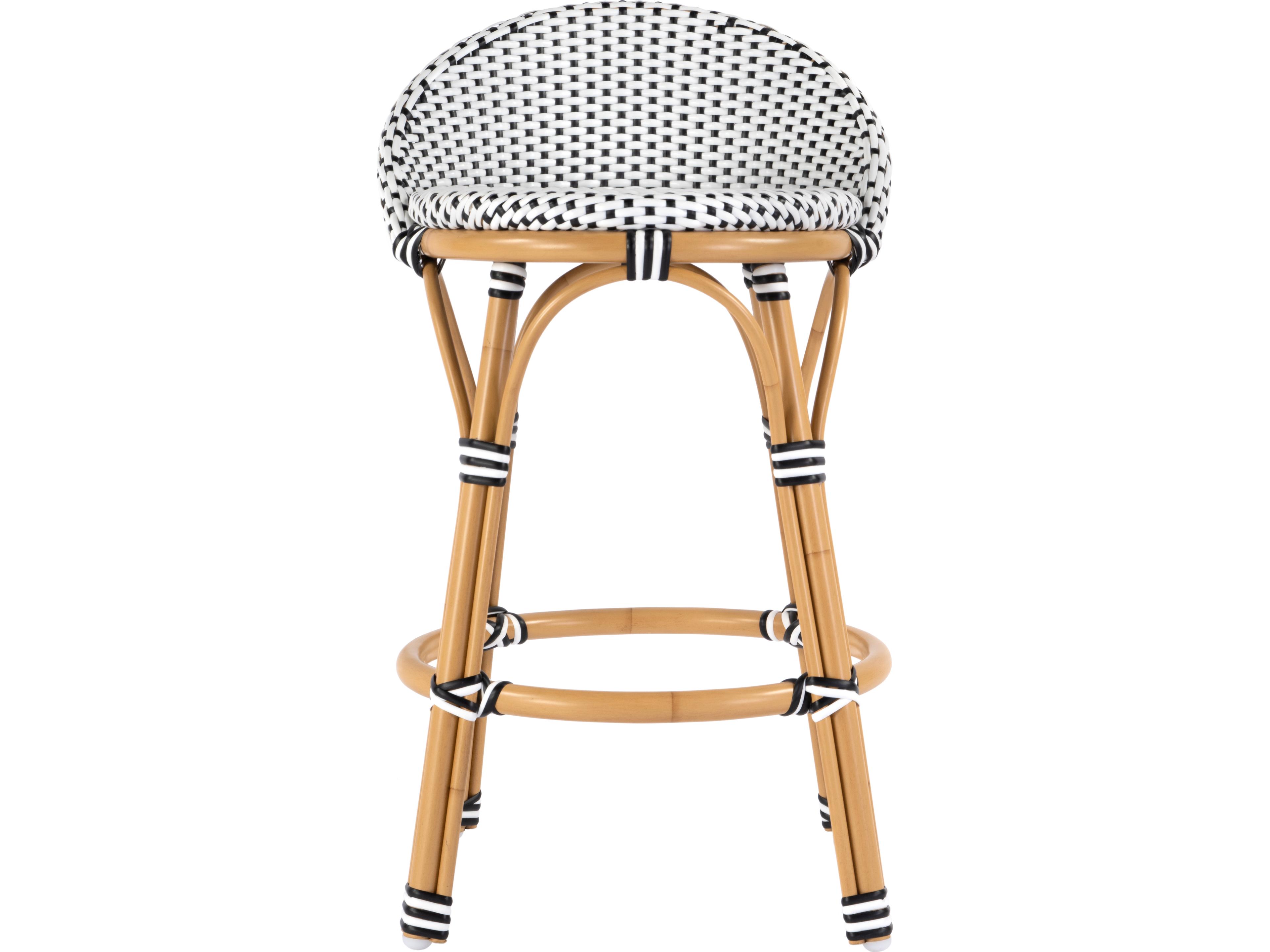 Butler Outdoor Tobias Aluminum Wicker Counter Stool