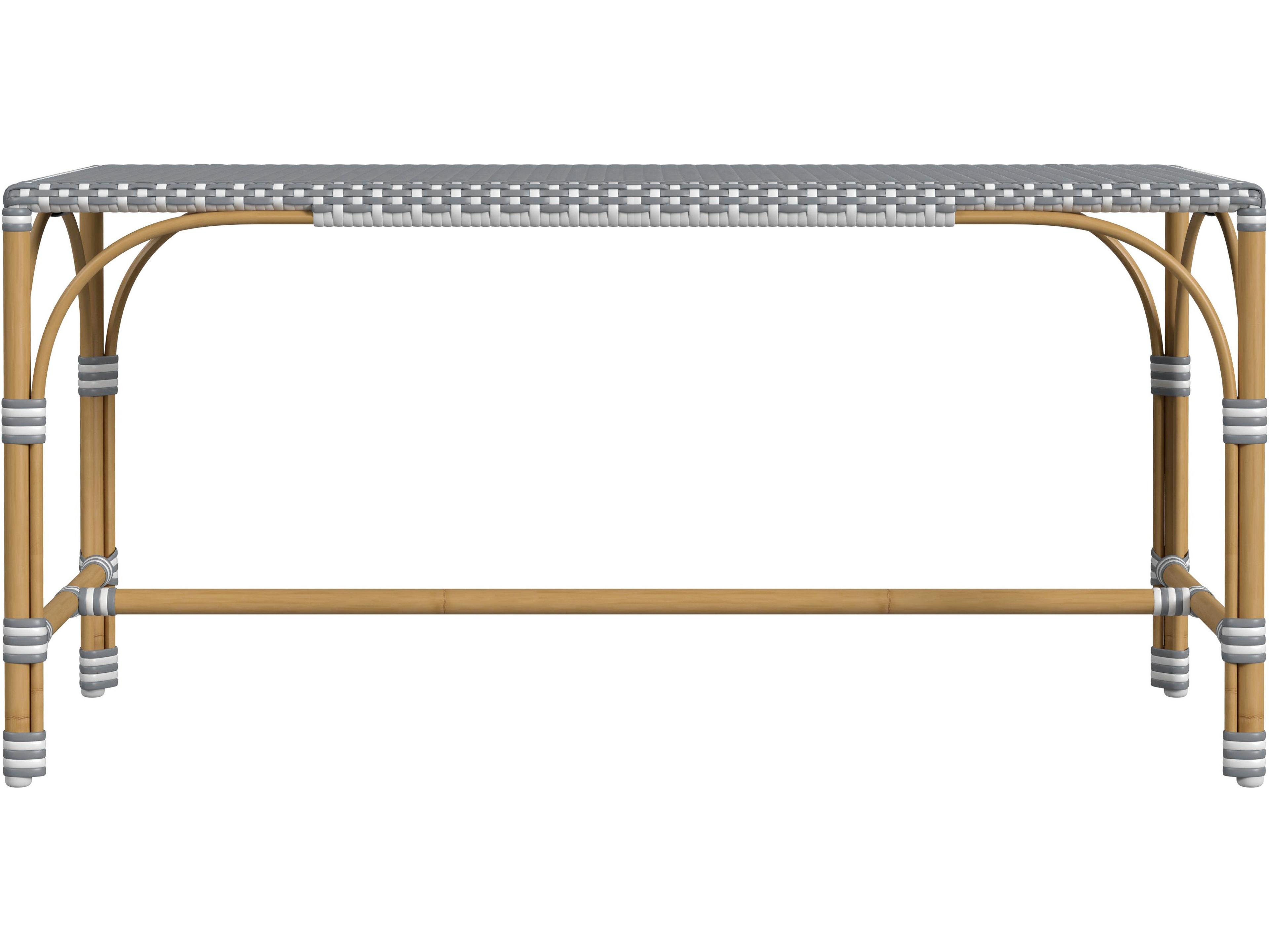 Butler Outdoor Tobias Aluminum Wicker Bench